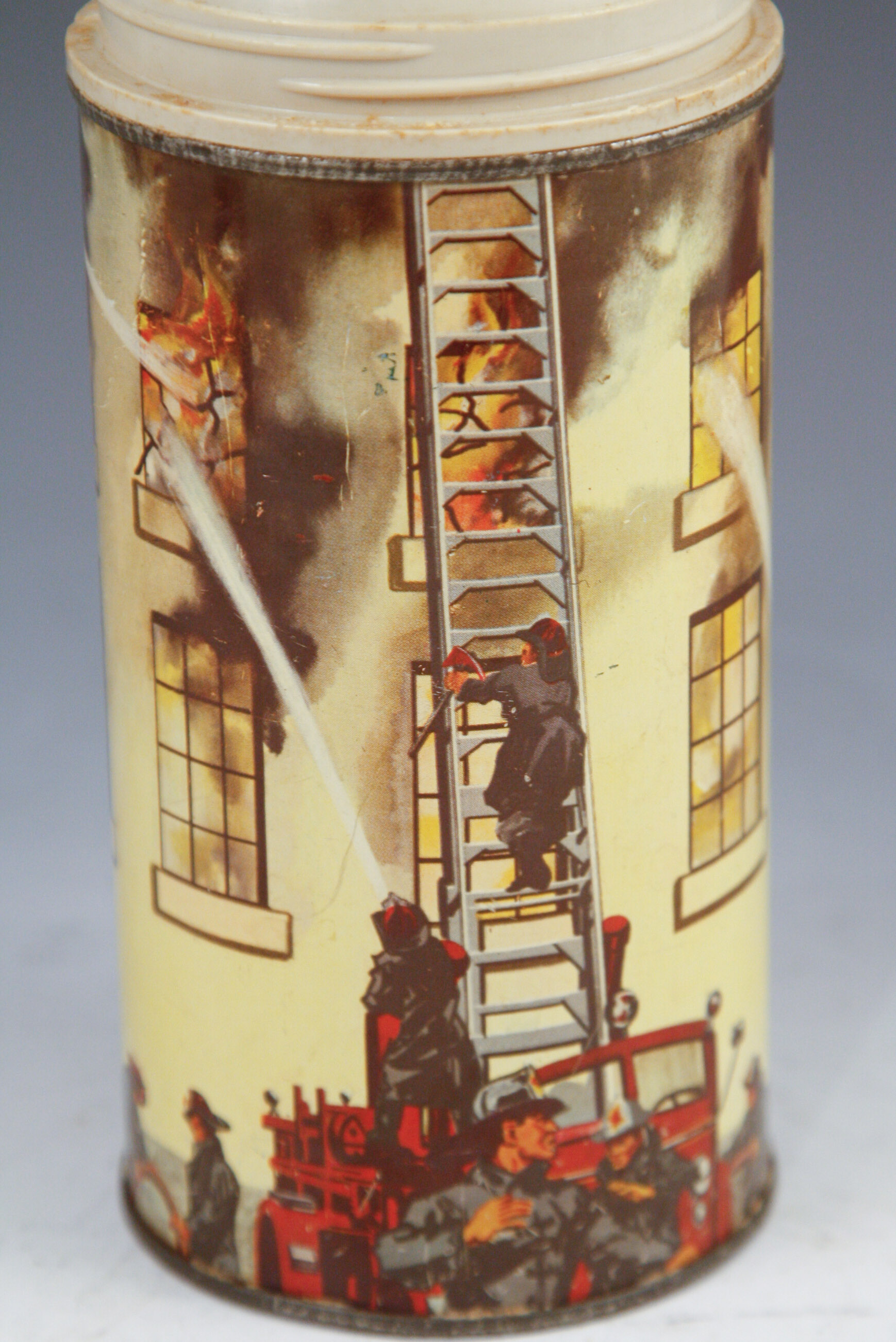 Vintage Firefighter Thermos, Circa 1959