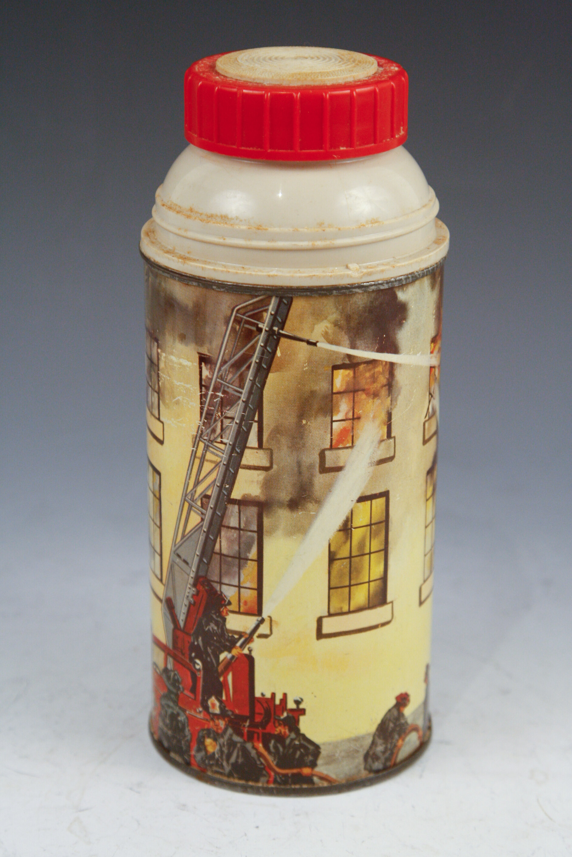 Vintage Firefighter Thermos, Circa 1959