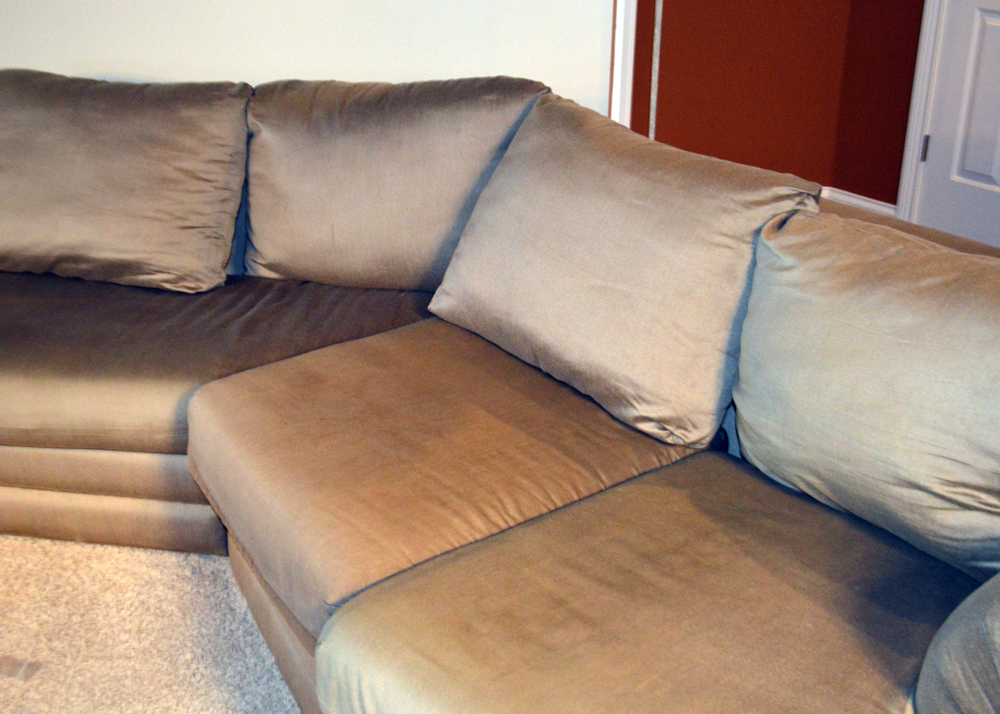 Contemporary Sage Green Sectional Sofa