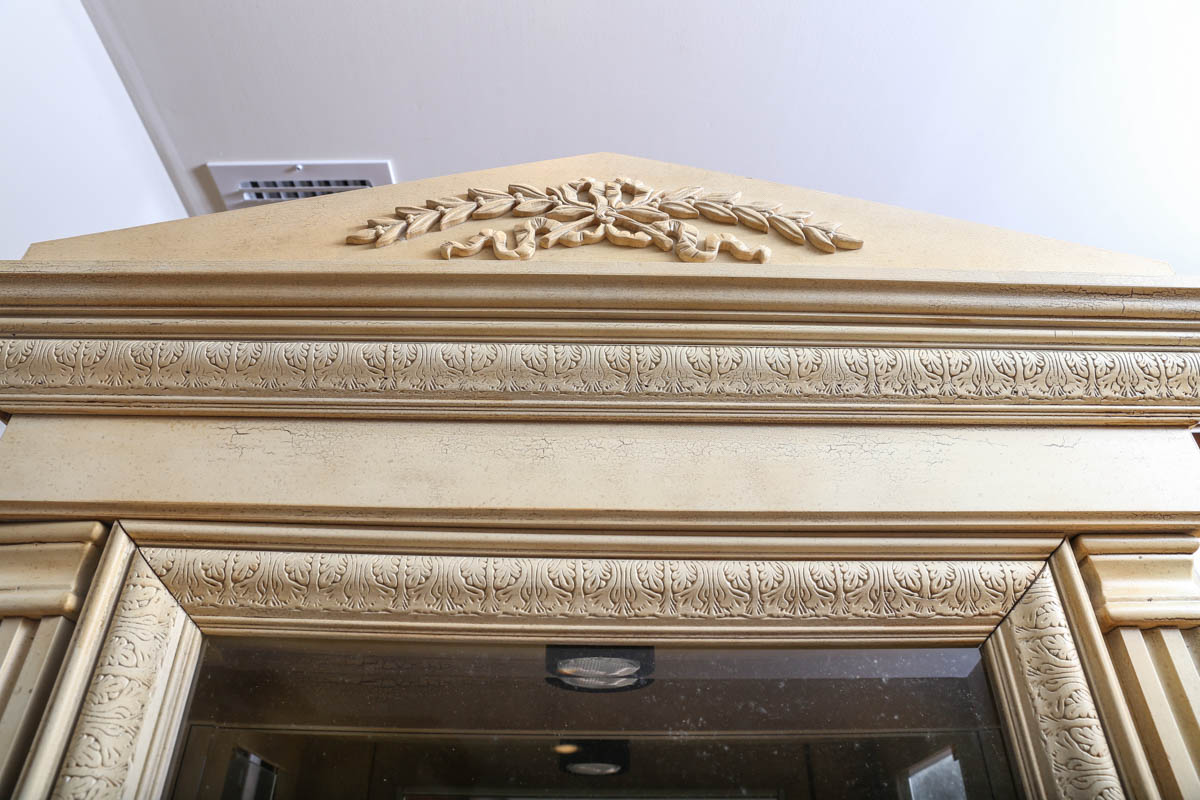 Grecian Style Curio Cabinet