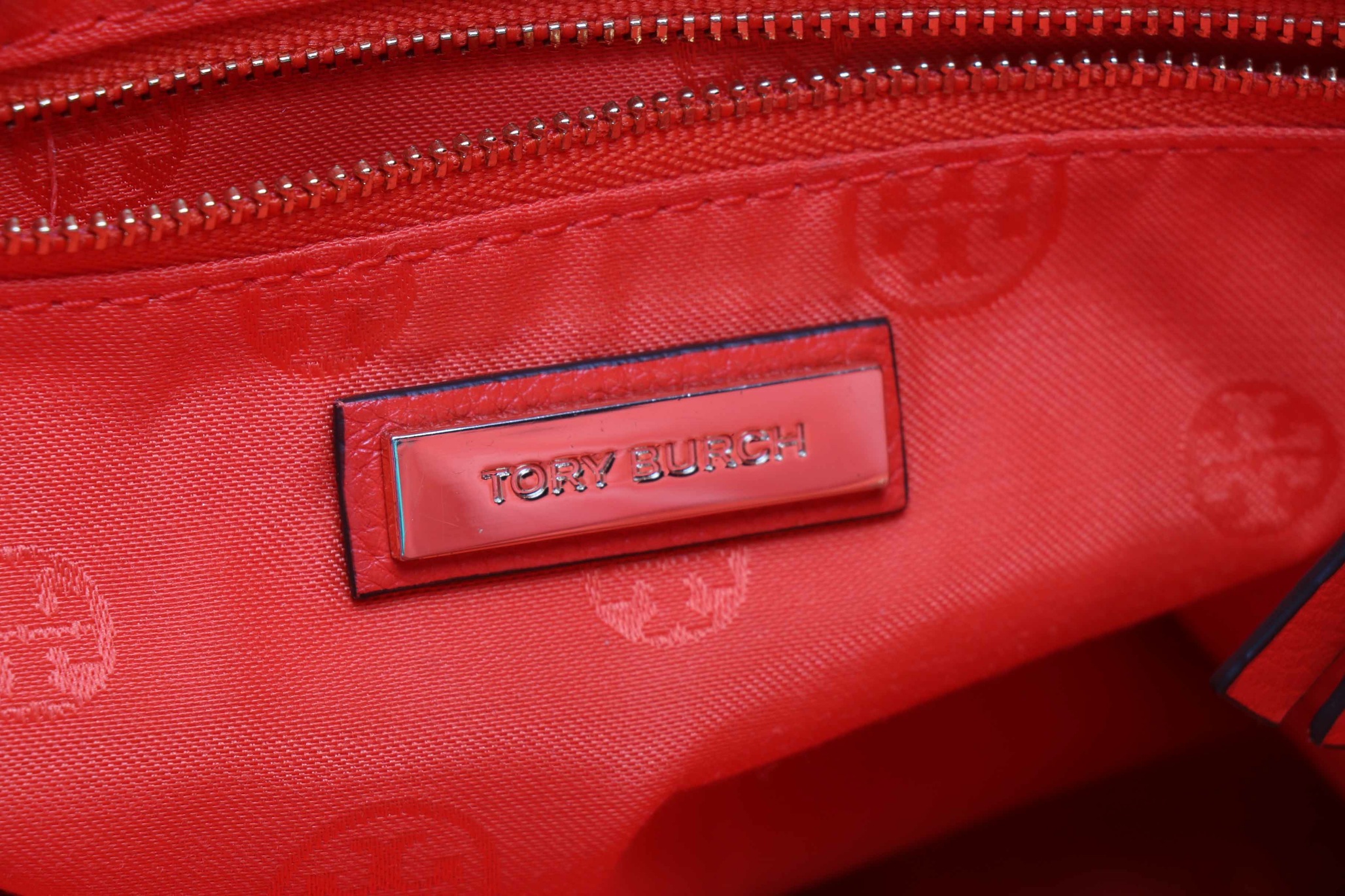 Orange Tory Burch Tote