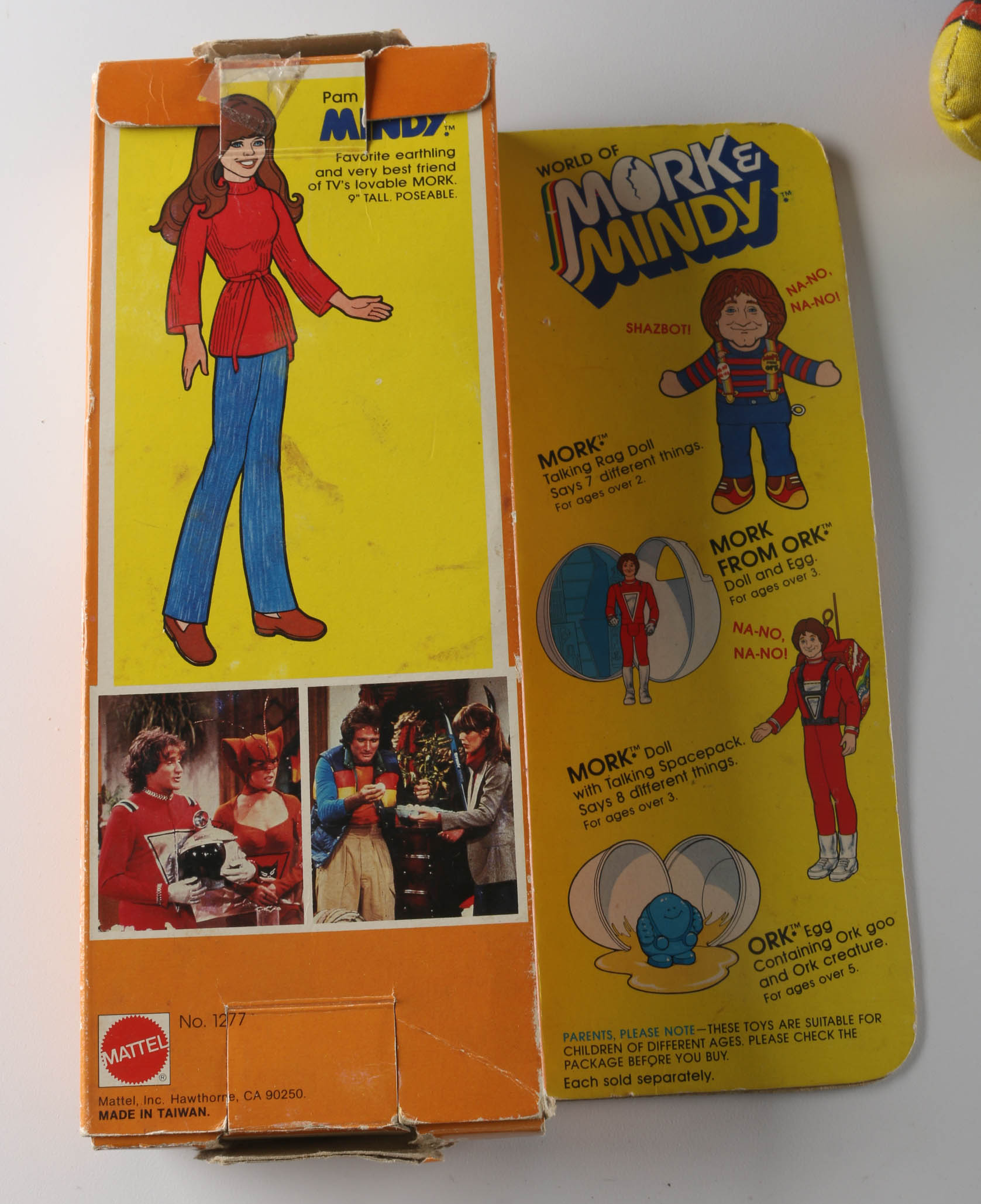 Vintage "Mork and Mindy" Toy Collection