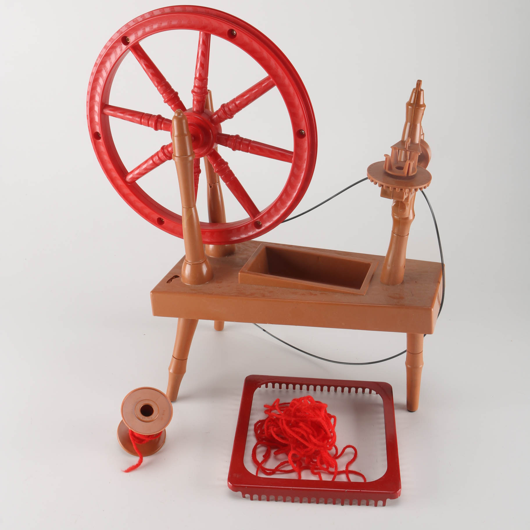 Remco Little Red Spinning Wheel Toy