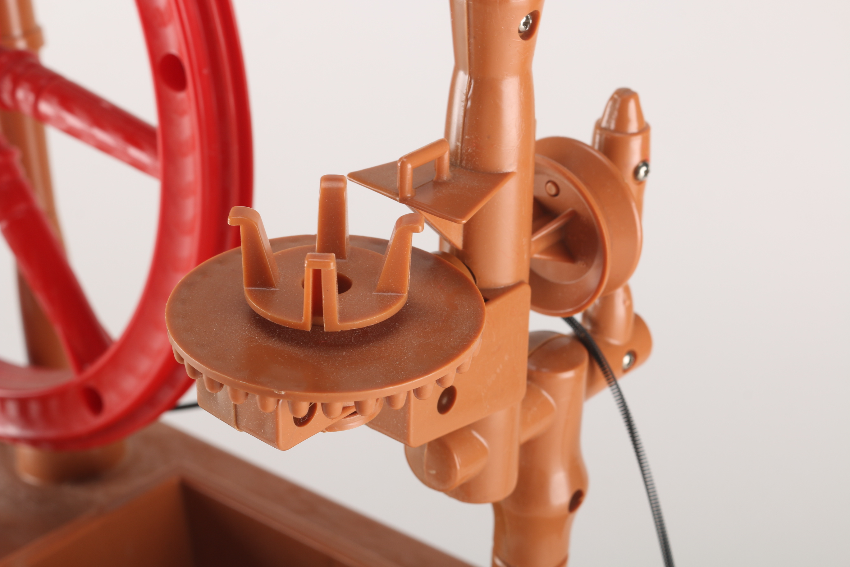 Remco Little Red Spinning Wheel Toy