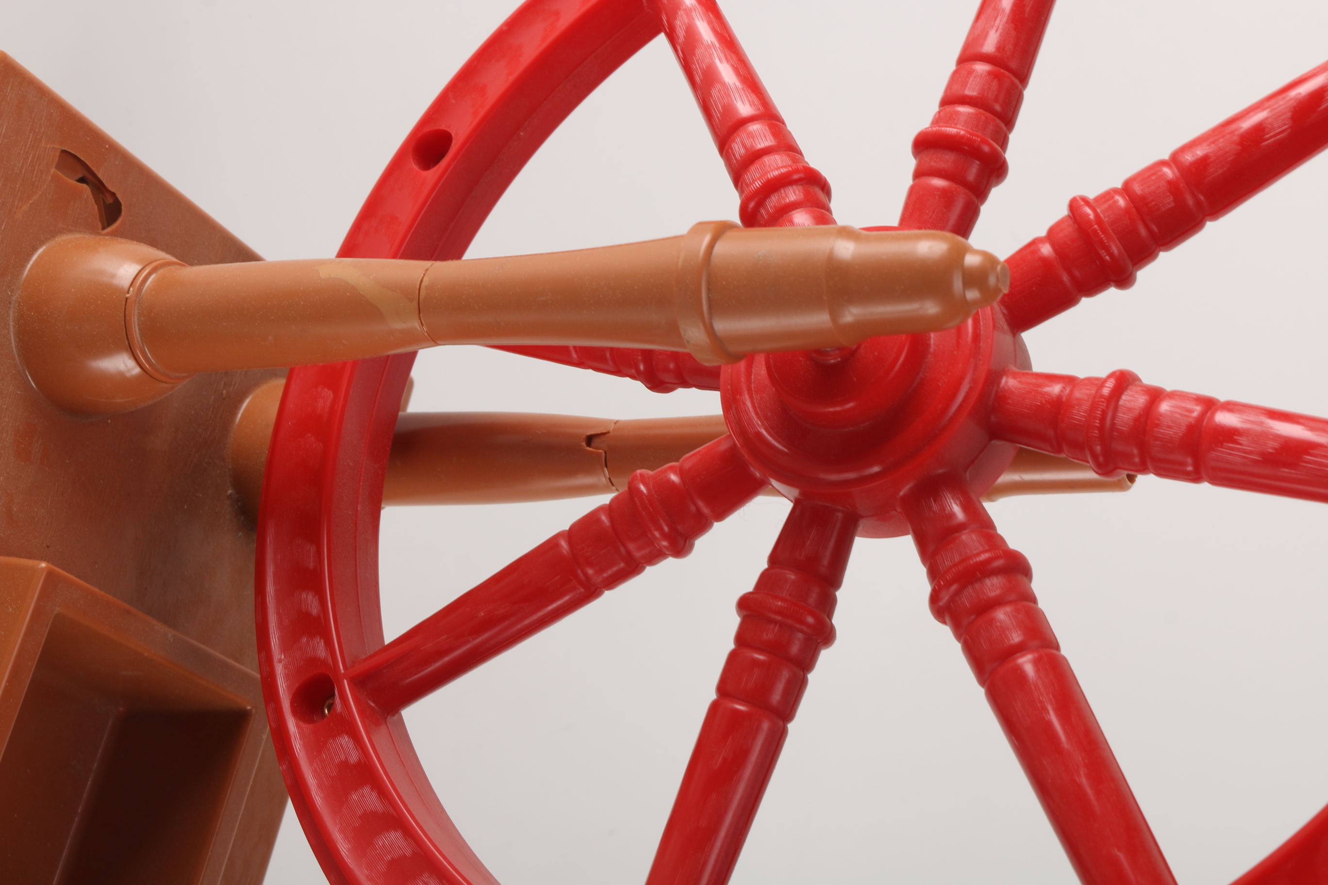Remco Little Red Spinning Wheel Toy