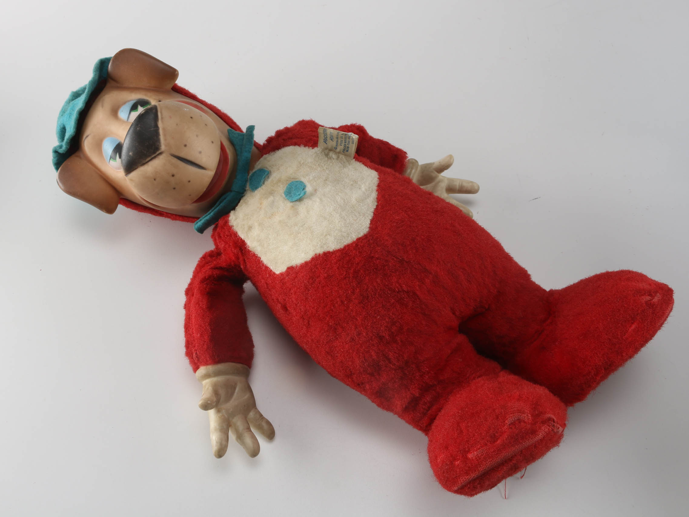 Vintage Huckleberry Hound and Elephant Toy Pair