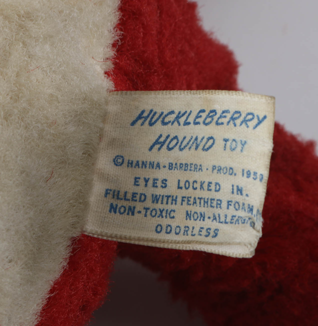 Vintage Huckleberry Hound and Elephant Toy Pair