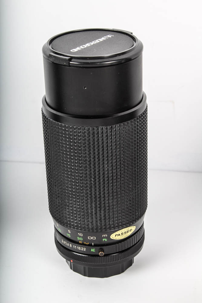 Vintage Canon AV-1 Camera and Lens Collection