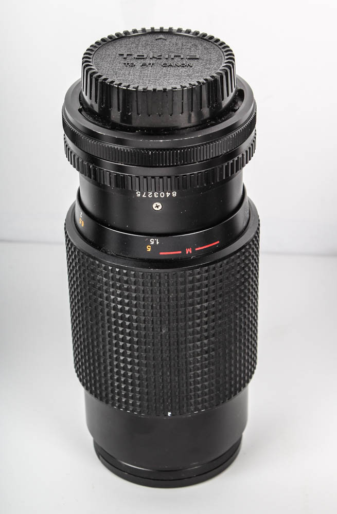 Vintage Canon AV-1 Camera and Lens Collection