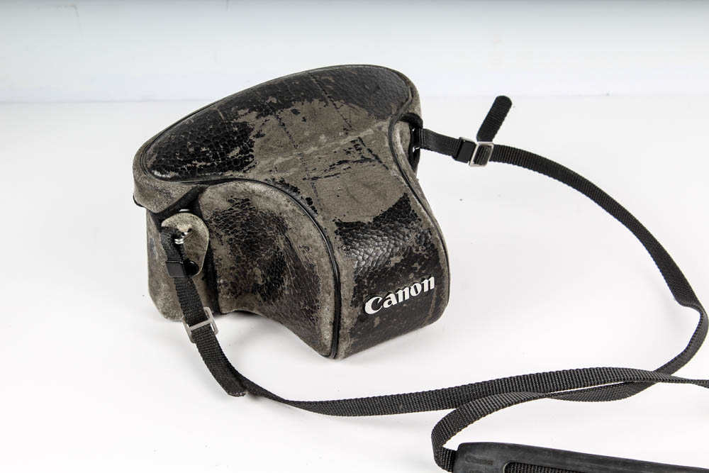 Vintage Canon AV-1 Camera and Lens Collection