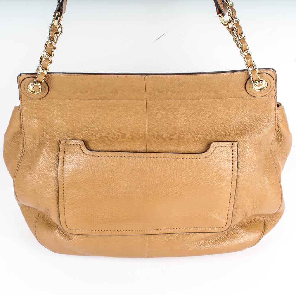Tory Burch Camel Leather Handbag