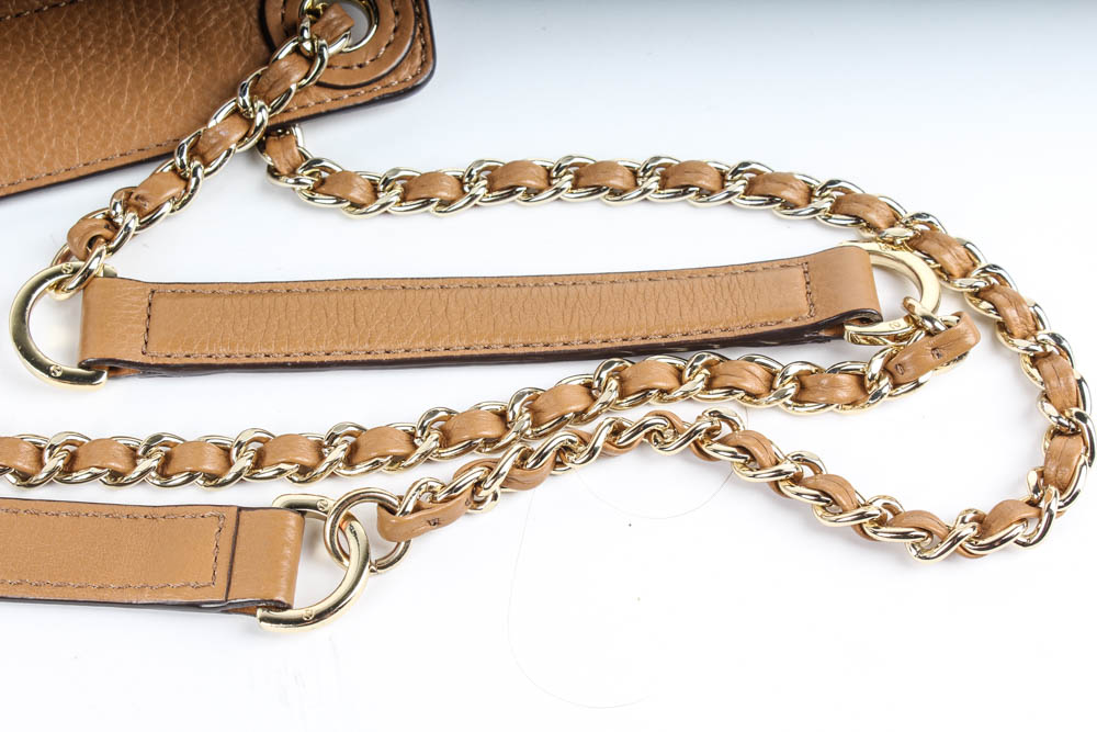 Tory Burch Camel Leather Handbag