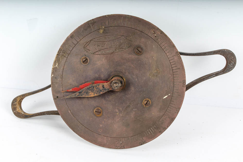 Group of Three Chatillon Brass Dynamometer Pull Scales