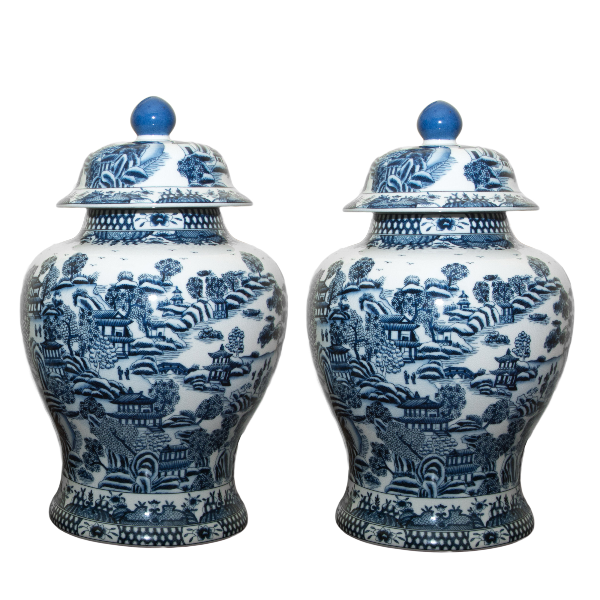 United Wilson Porcelain Ginger Jars