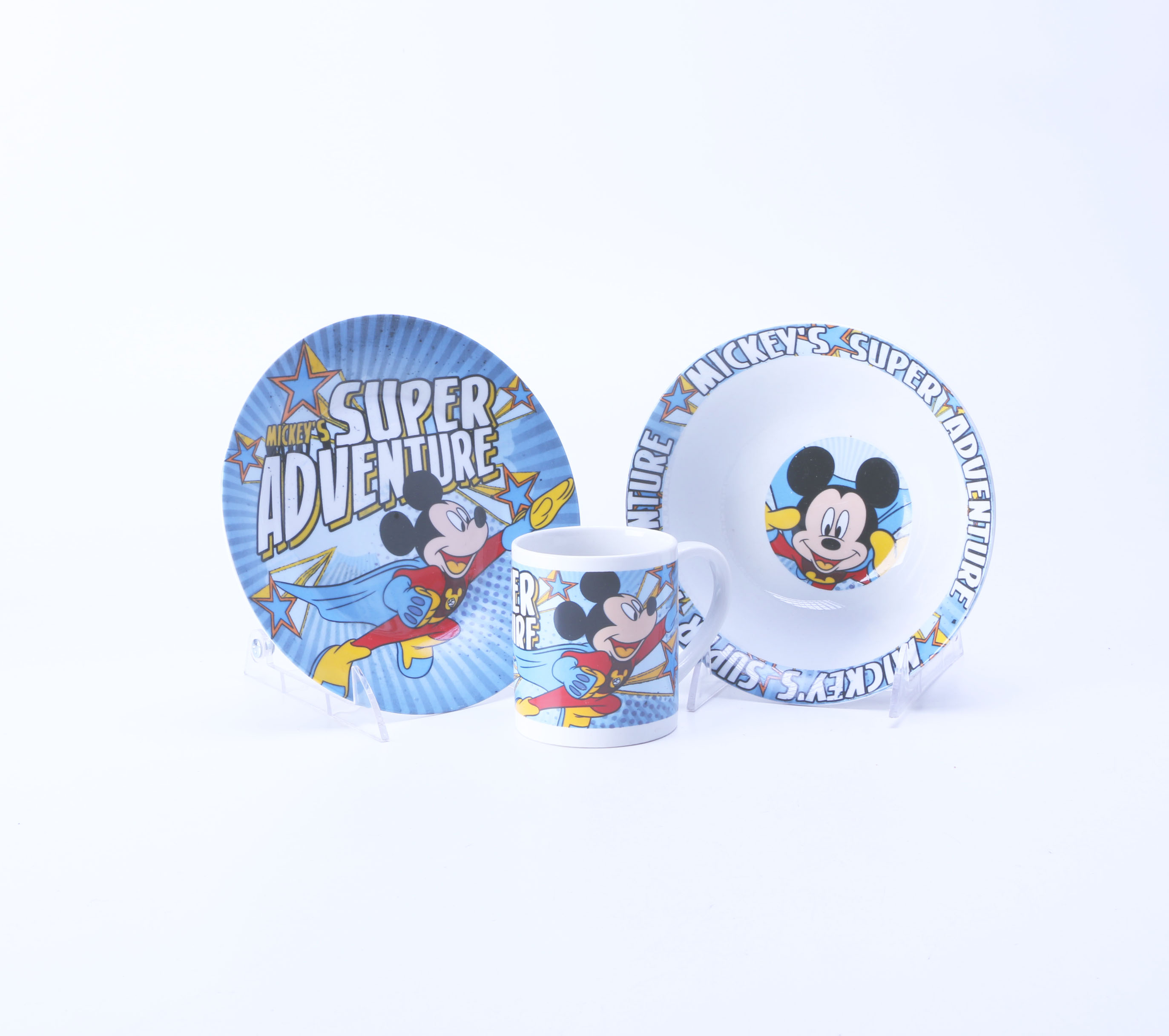 Three Piece Mickey Mouse Super Adventure Set