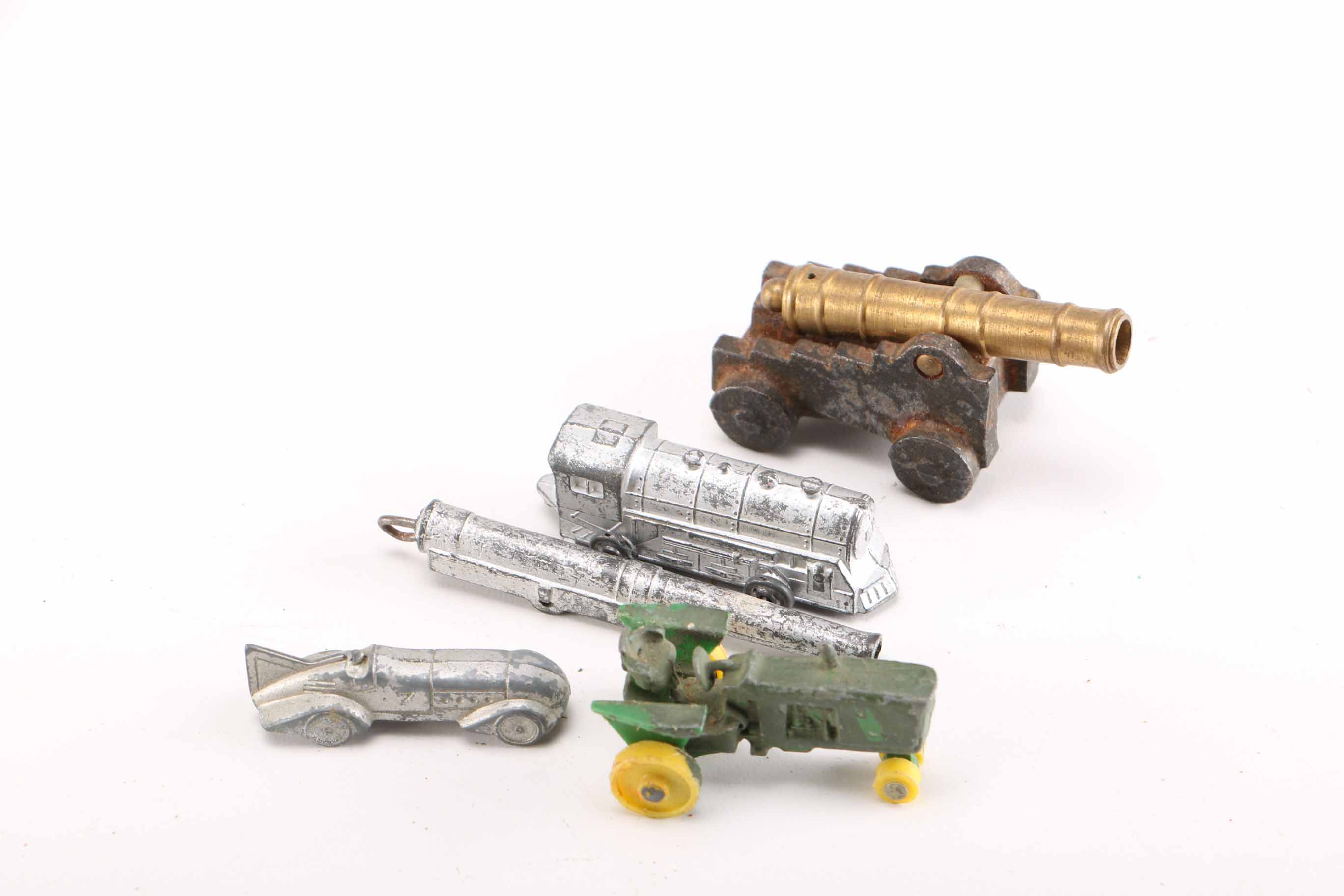 Vintage Cast Metal Toys Featuring 1930s Cracker Jack Prizes