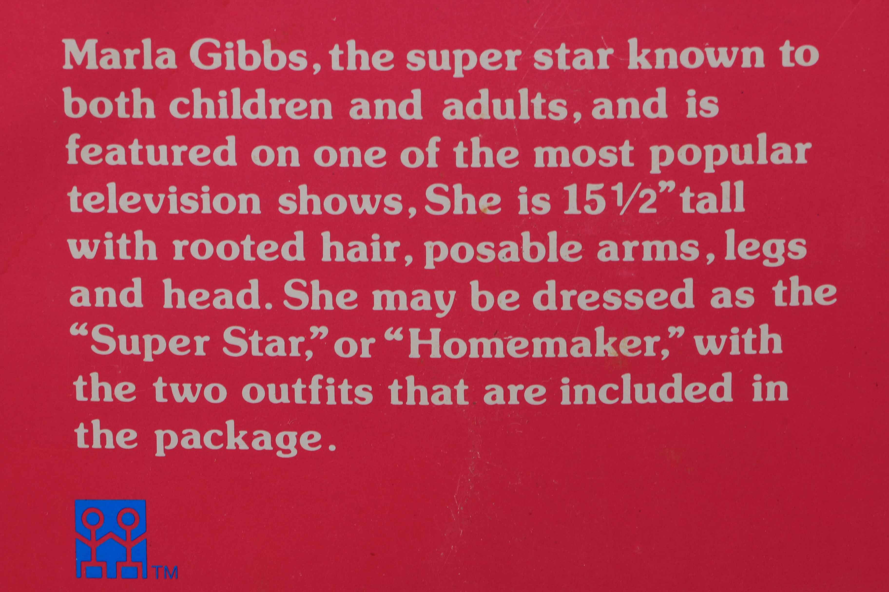 Shindana Marla Gibbs Doll