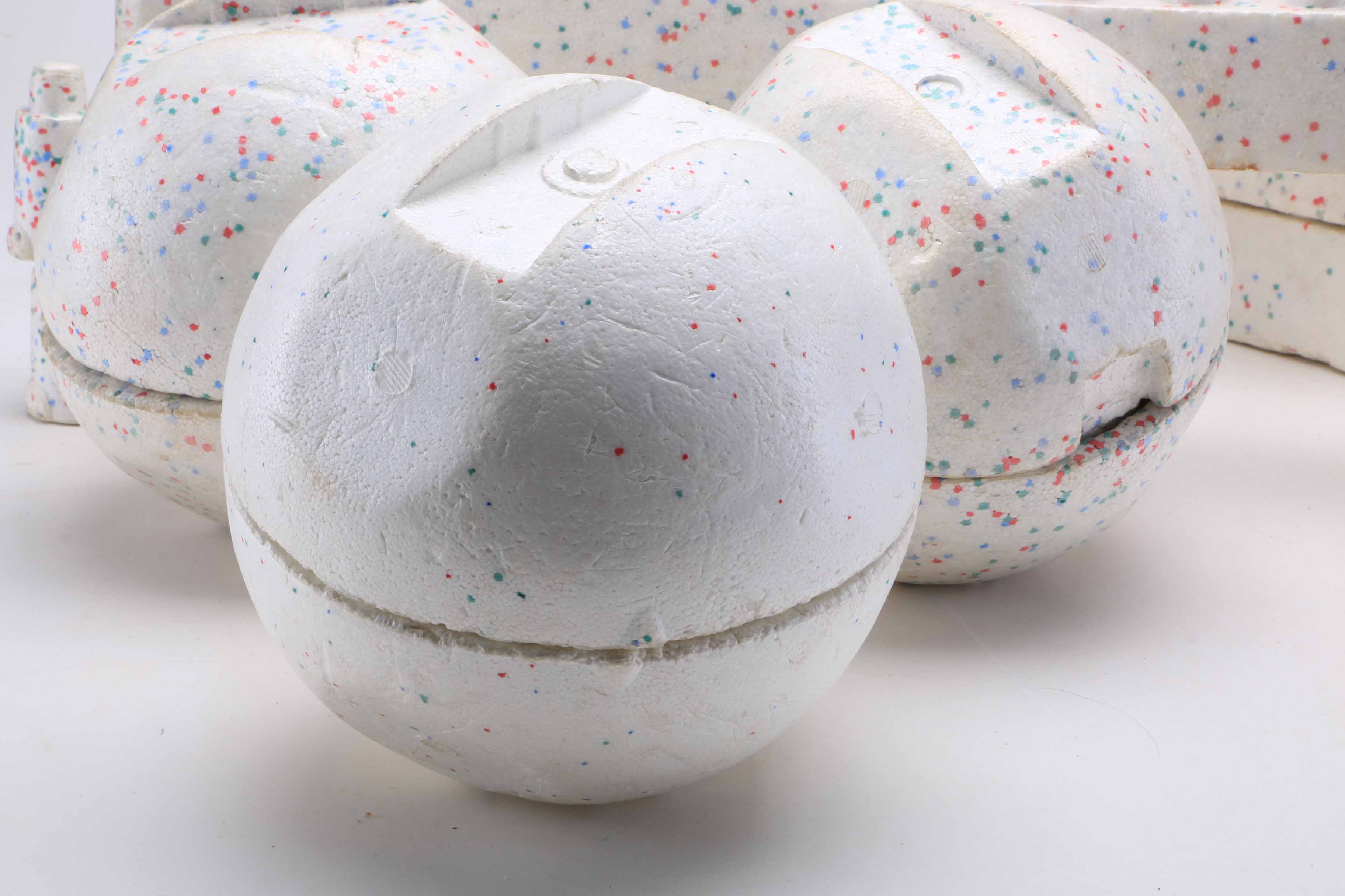 1962 Kenner "Flintstones Interlocking Building Boulders"