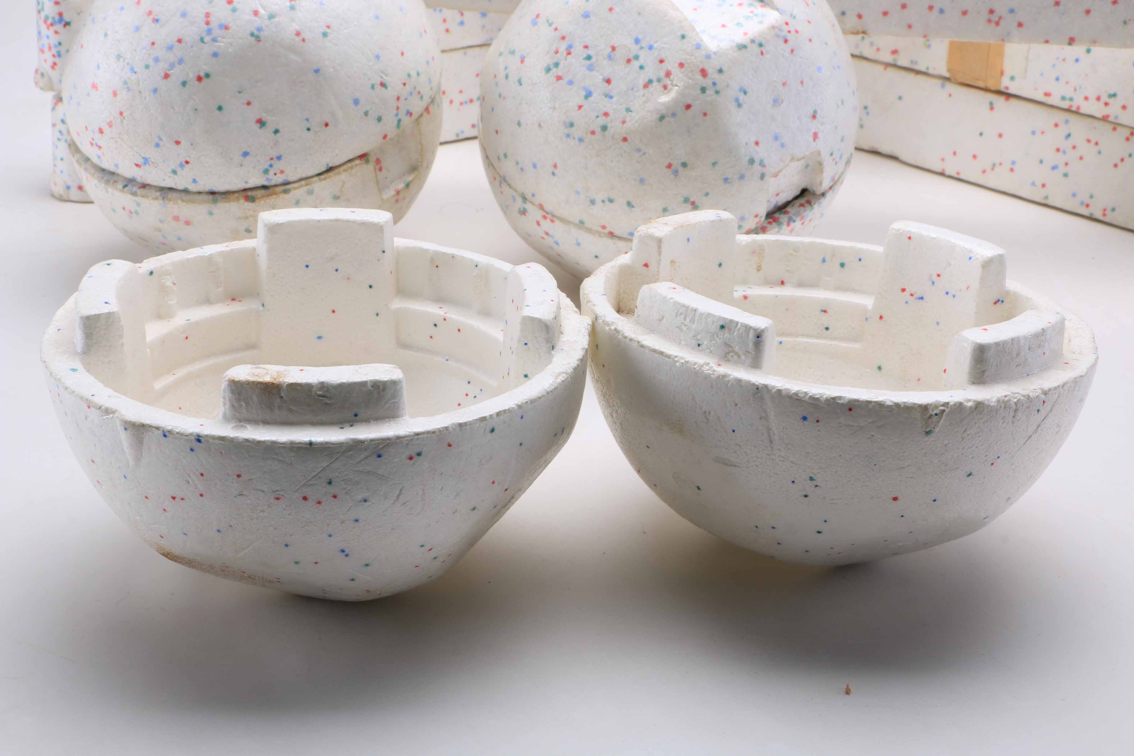 1962 Kenner "Flintstones Interlocking Building Boulders"