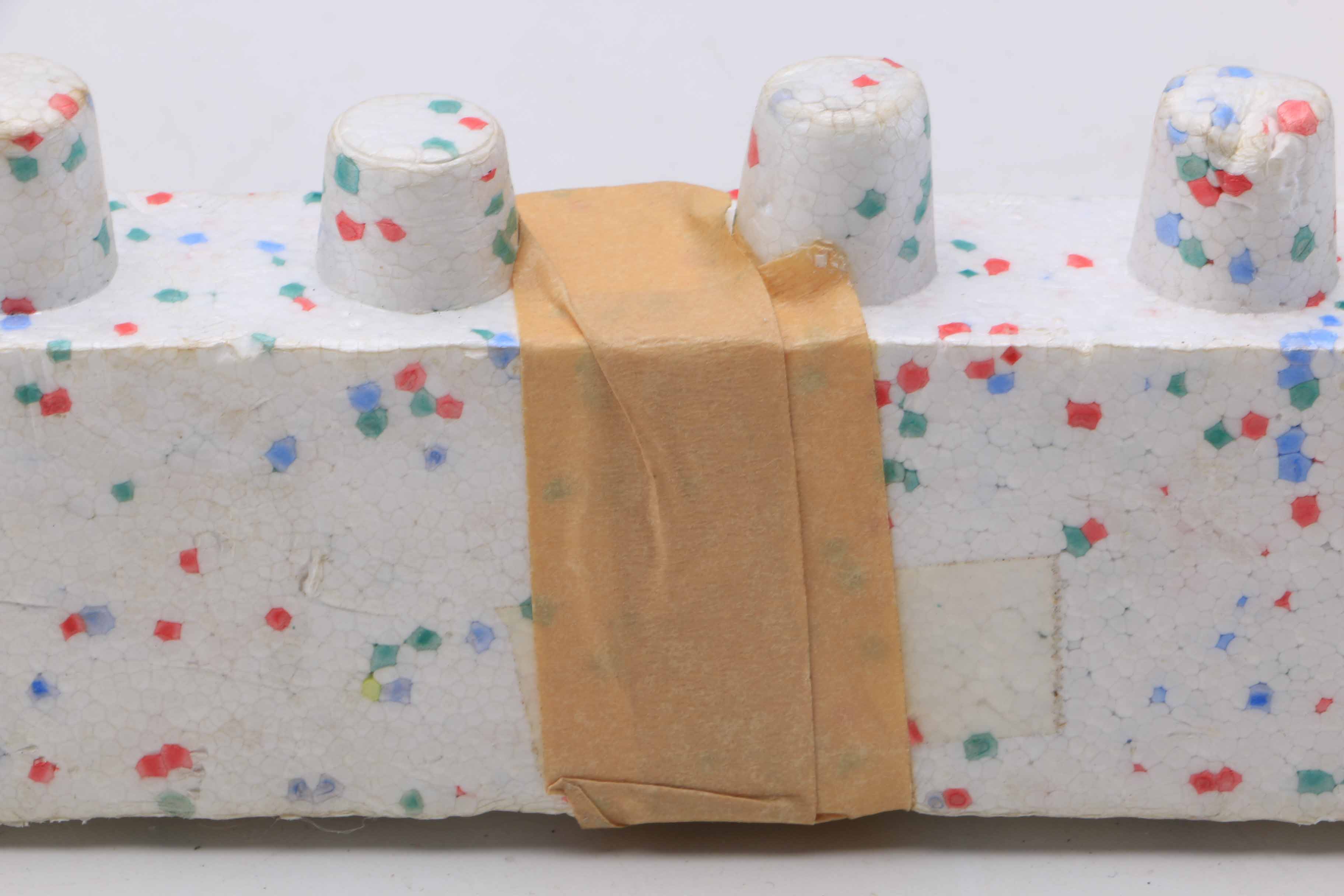 1962 Kenner "Flintstones Interlocking Building Boulders"