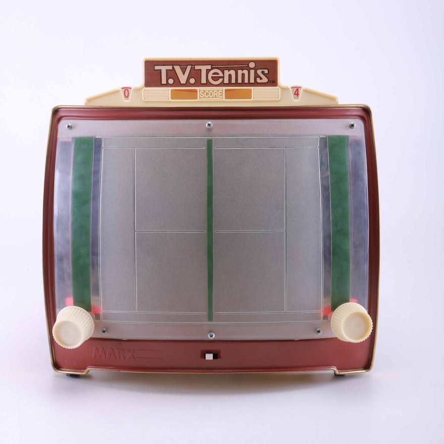 Vintage Marx TV Tennis Playset