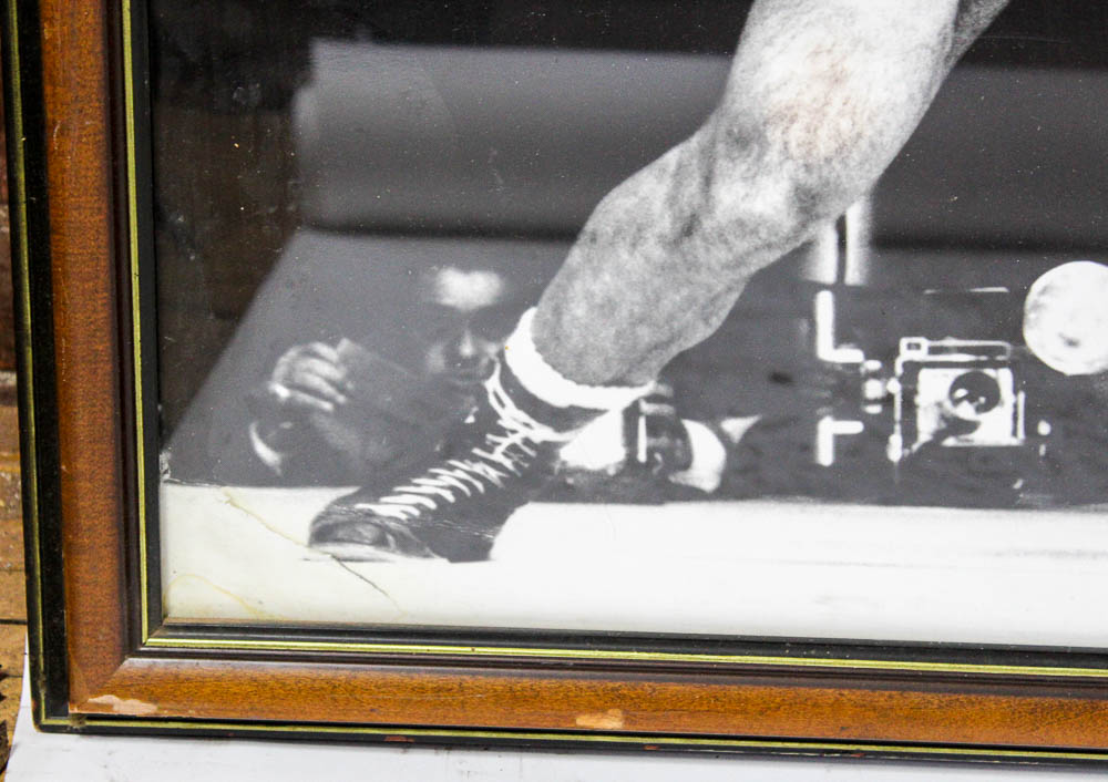 Ezzard Charles and Rocky Marciano Boxing Photograph