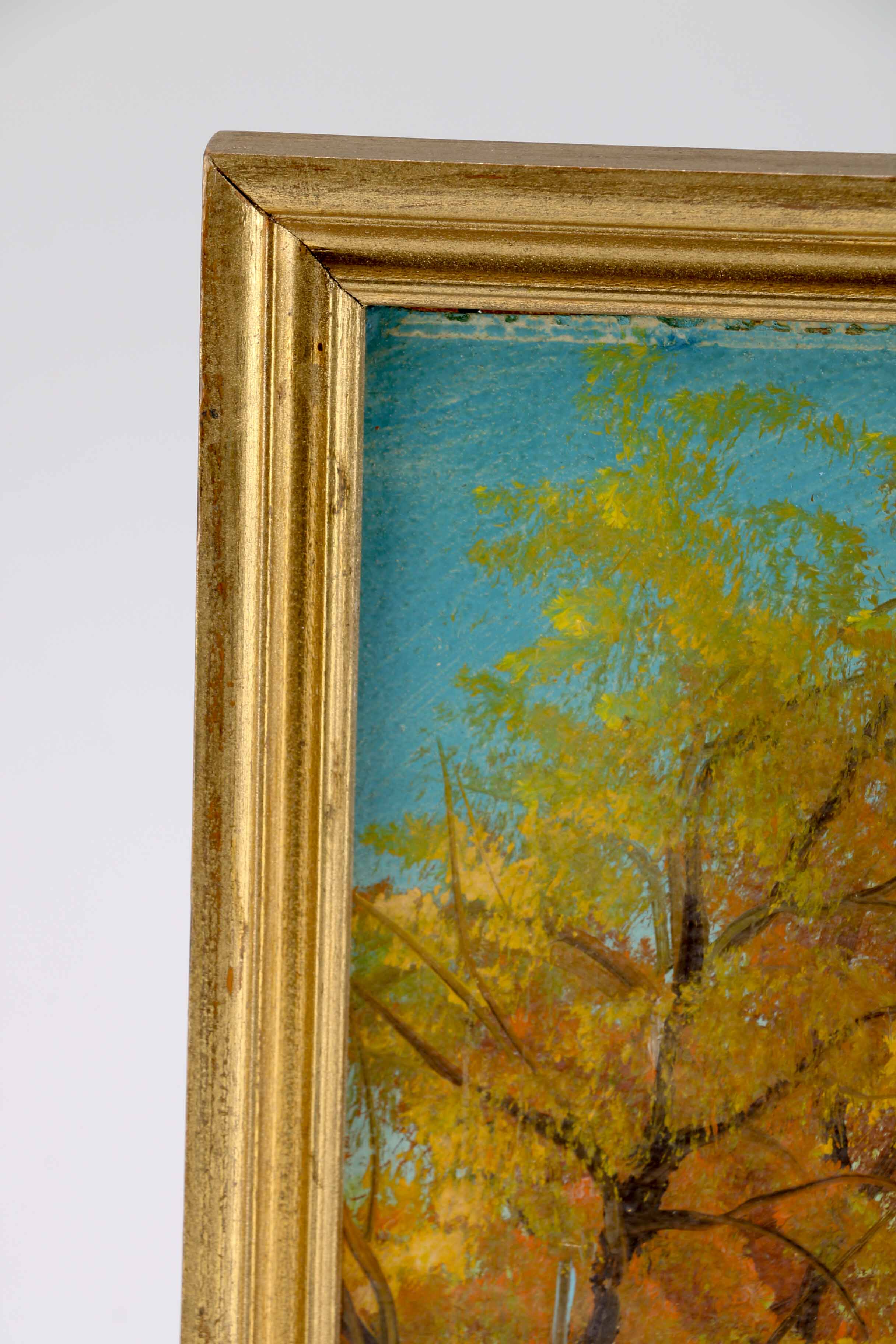 A. Baranowski Framed Landscape Oil on Board