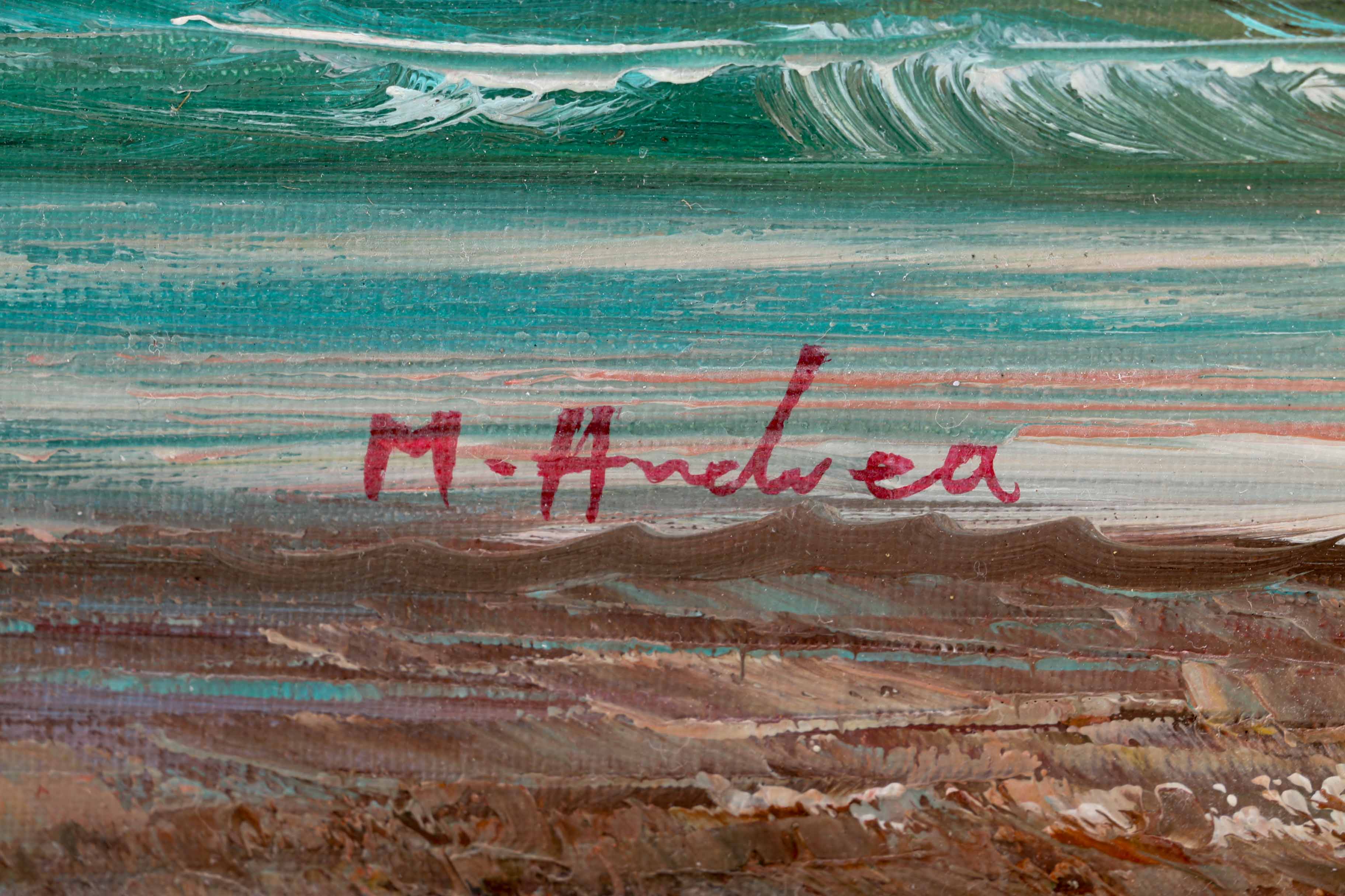 M. Andrea Reproduction Oil Painting of Lighthouse