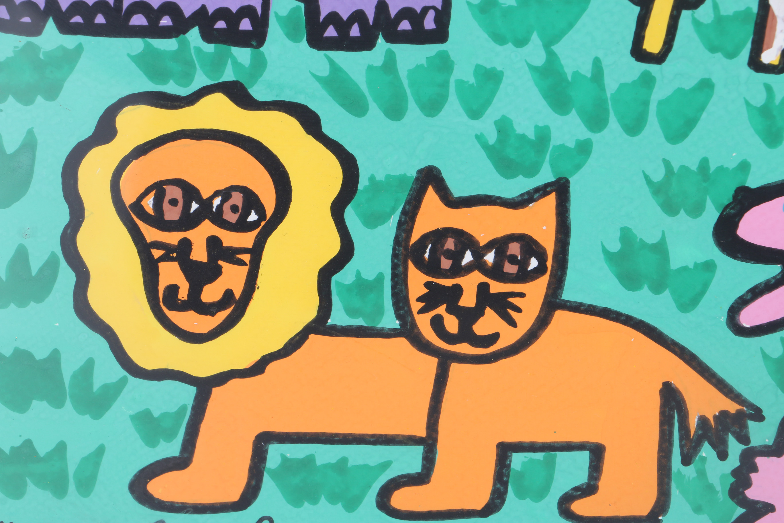 Original Signed Jane Kistler Painting and Chaplan Giclee Print