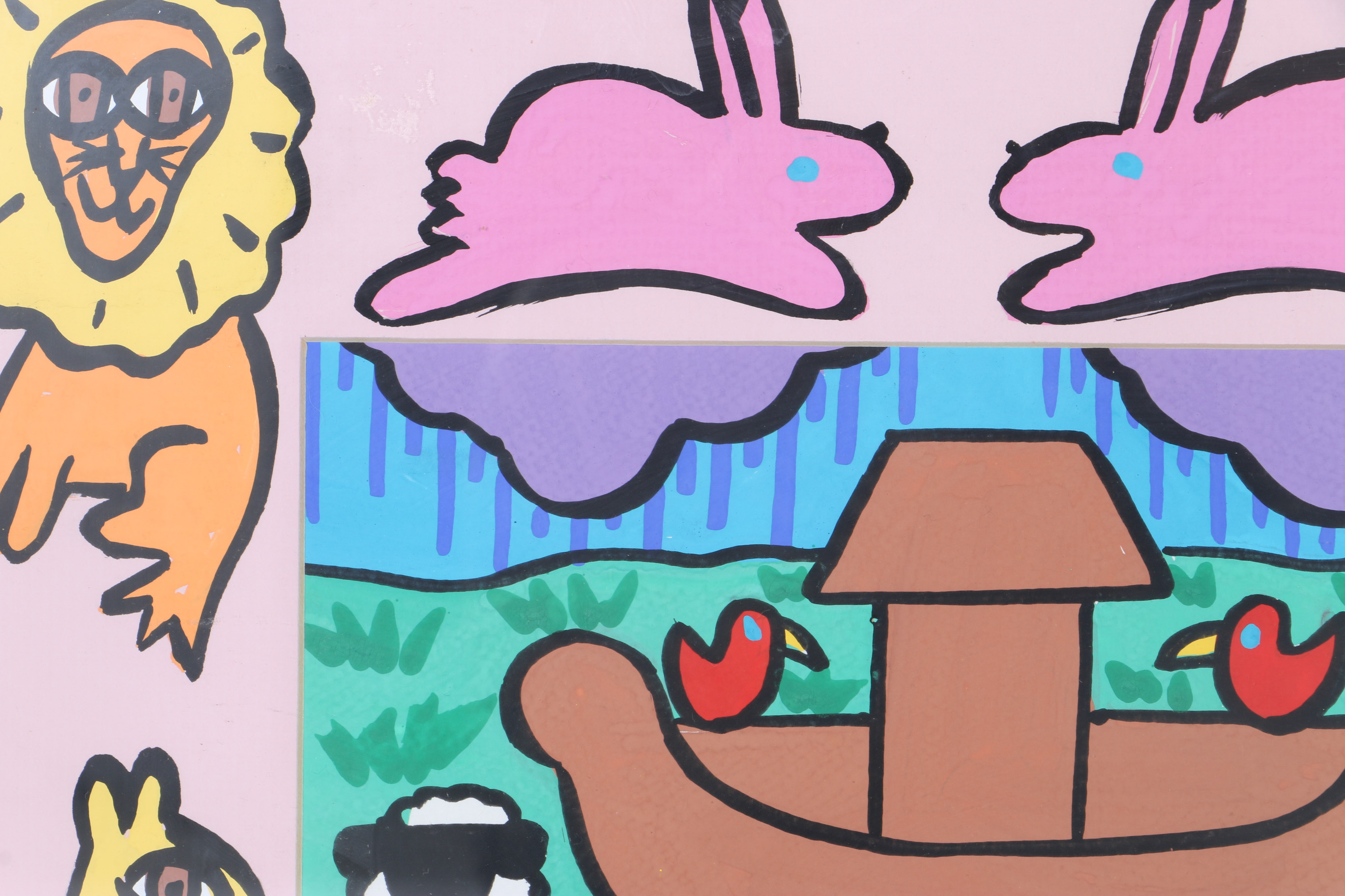 Original Signed Jane Kistler Painting and Chaplan Giclee Print