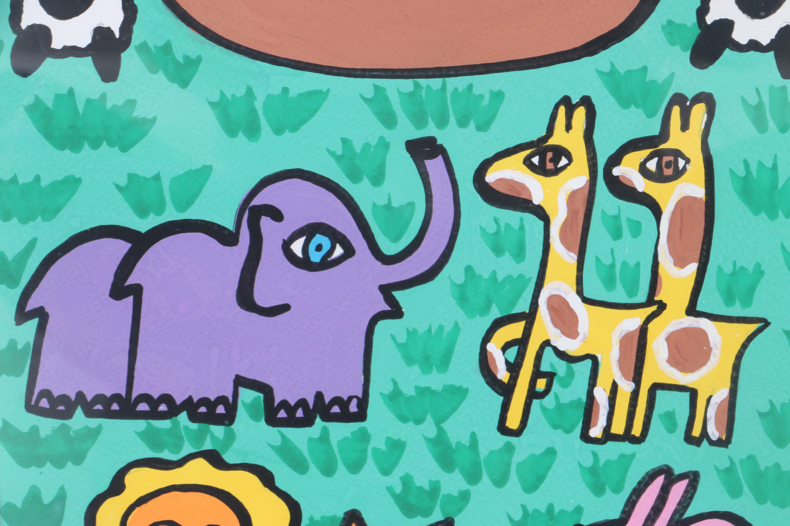 Original Signed Jane Kistler Painting and Chaplan Giclee Print