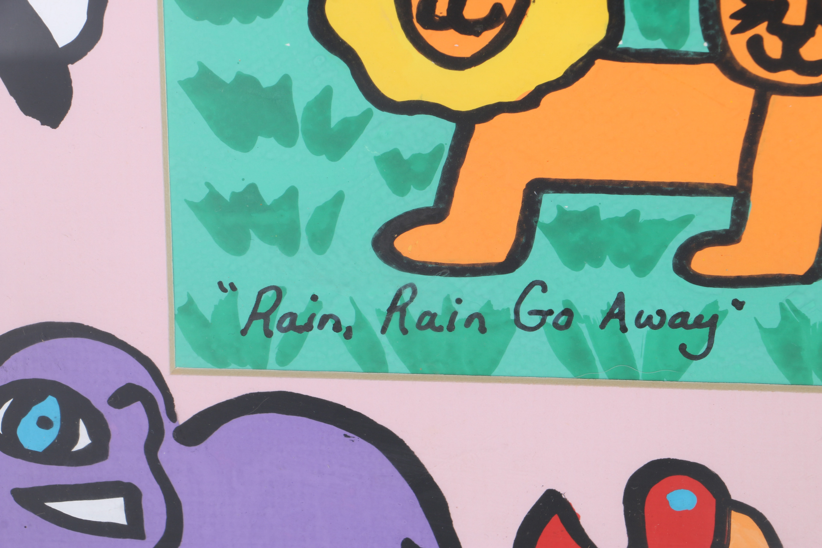 Original Signed Jane Kistler Painting and Chaplan Giclee Print