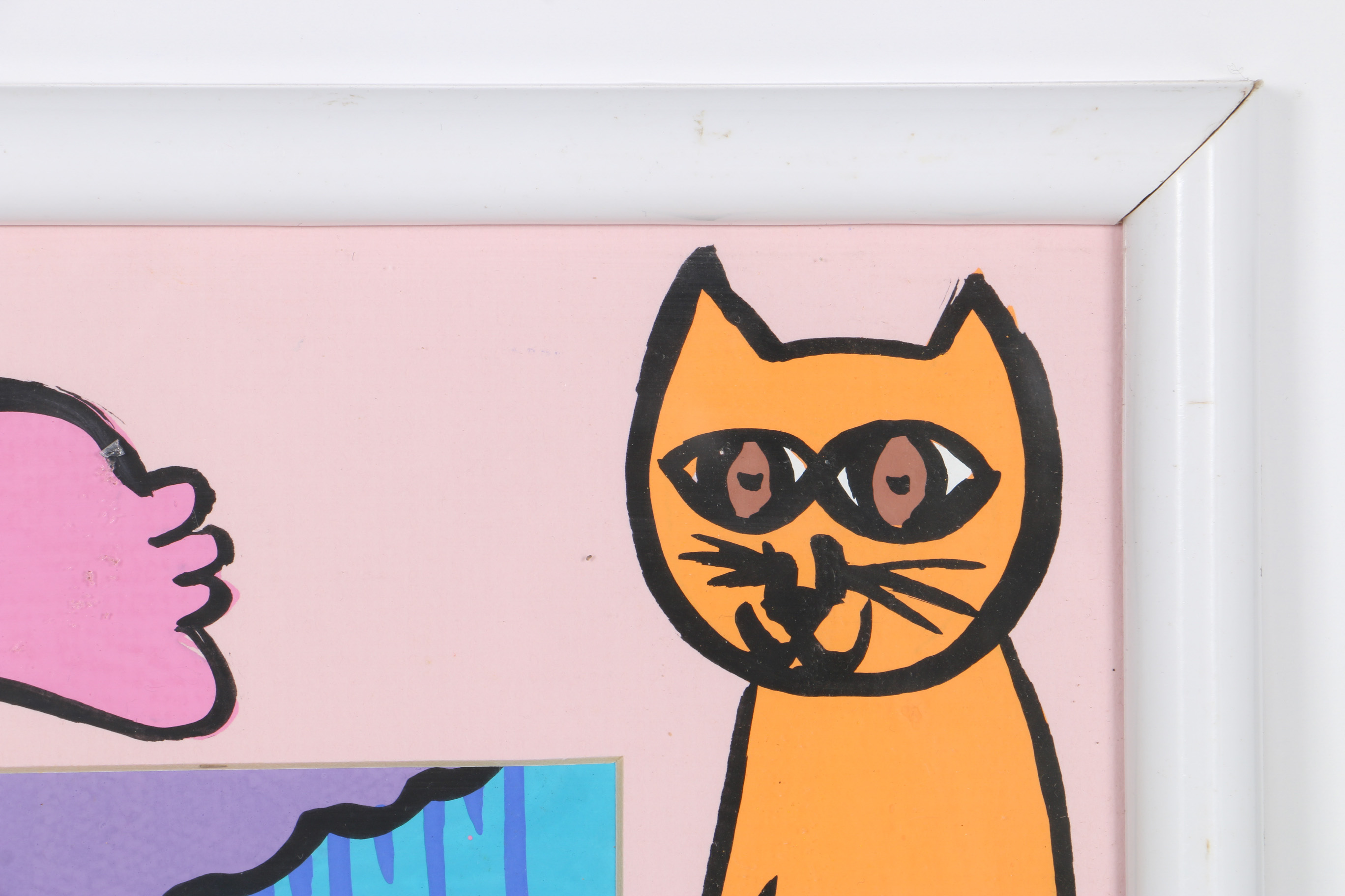 Original Signed Jane Kistler Painting and Chaplan Giclee Print