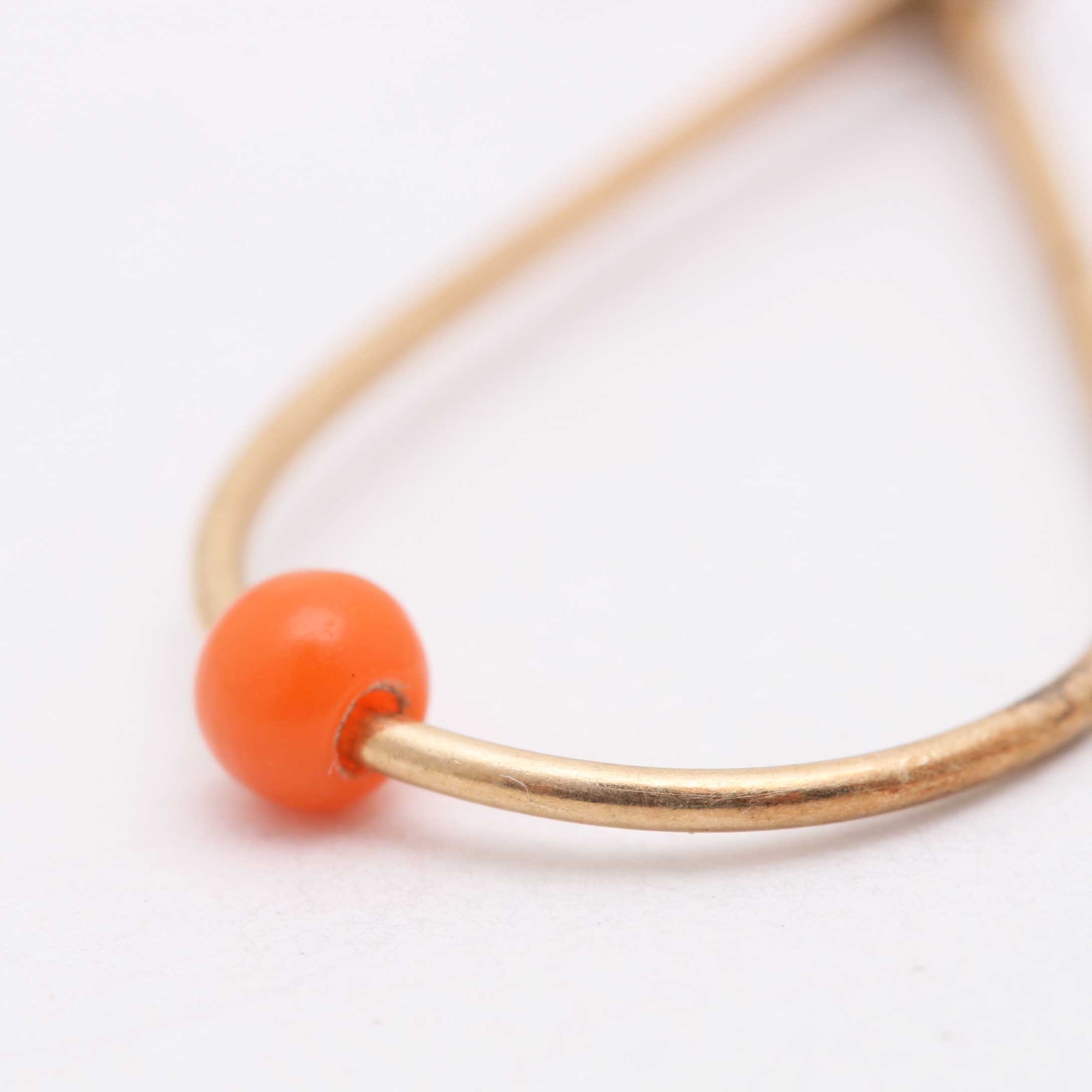 10K Yellow Gold Stone Pendant and Earrings