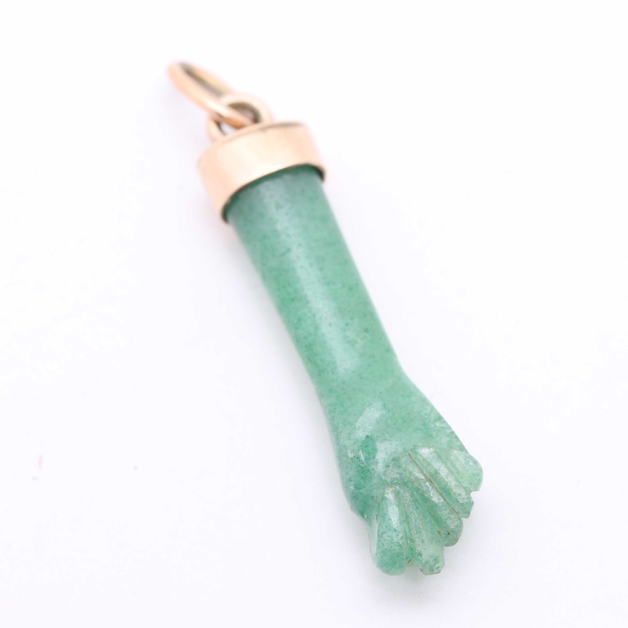 10K Yellow Gold Stone Pendant and Earrings