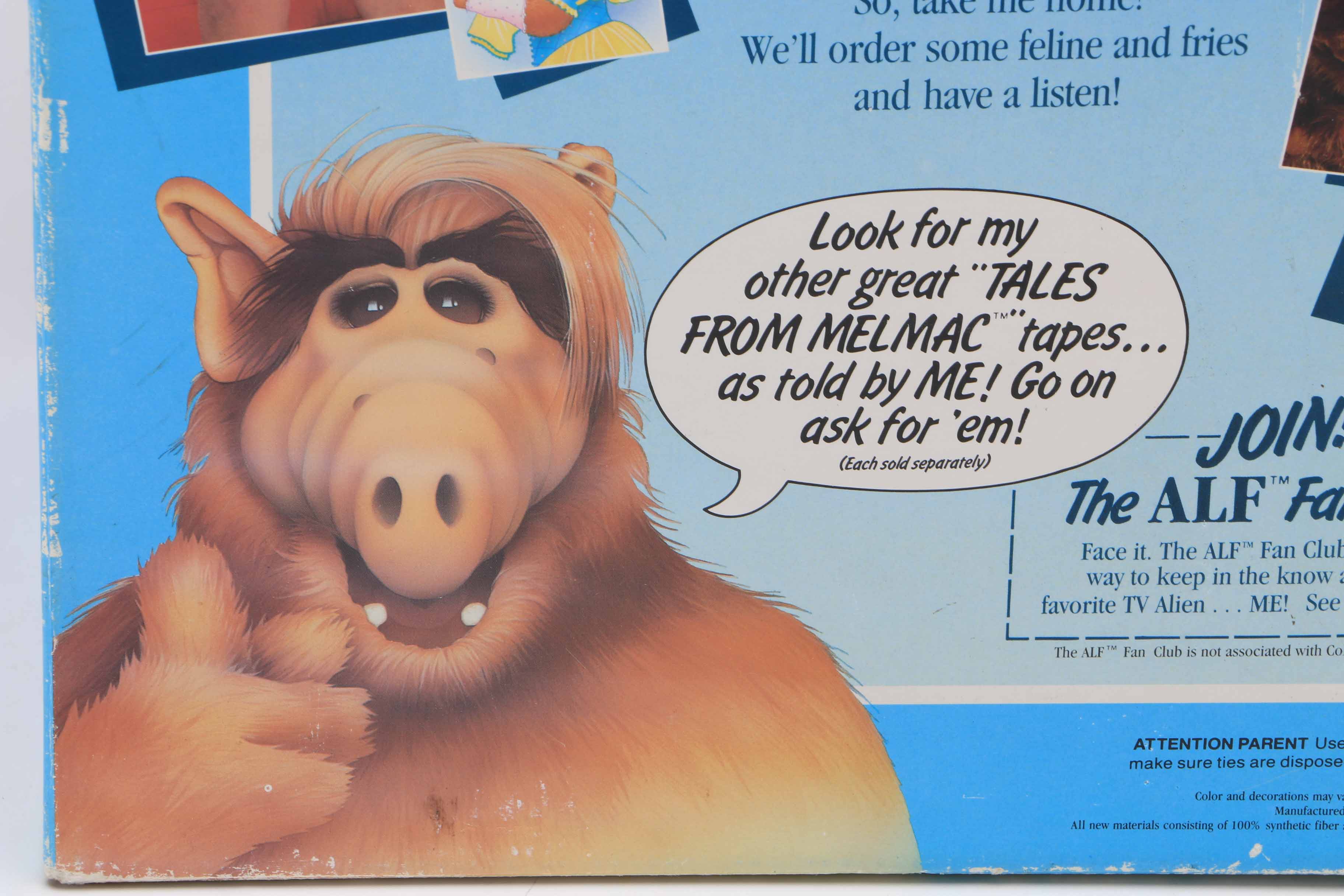 Coleco "Talking Alf: The Storytelling Alien" Toy
