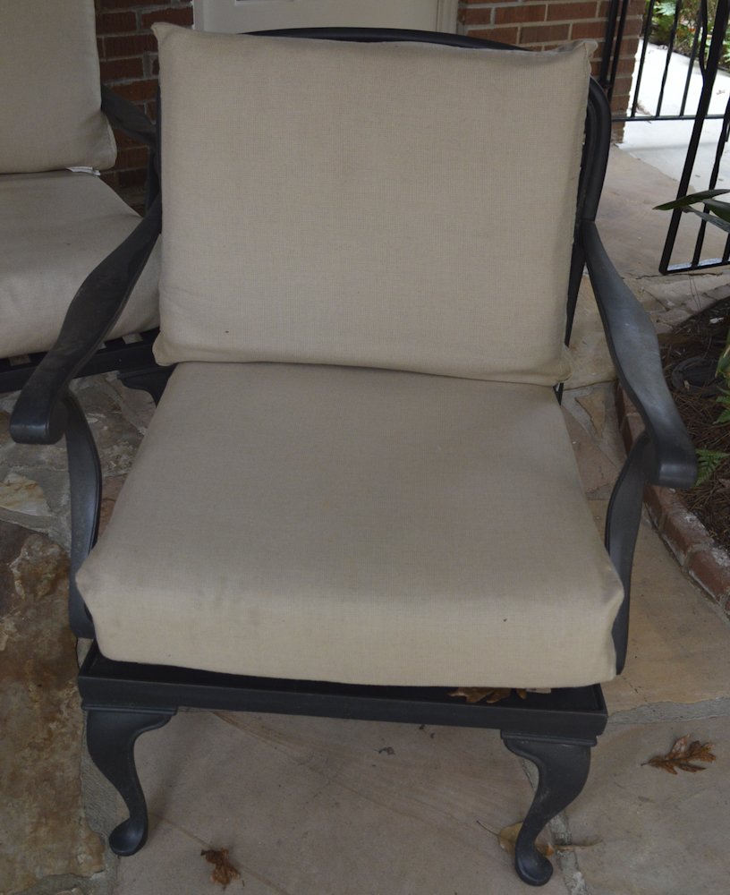 Collection of Smith and Hawken Wrought Iron Patio Furniture
