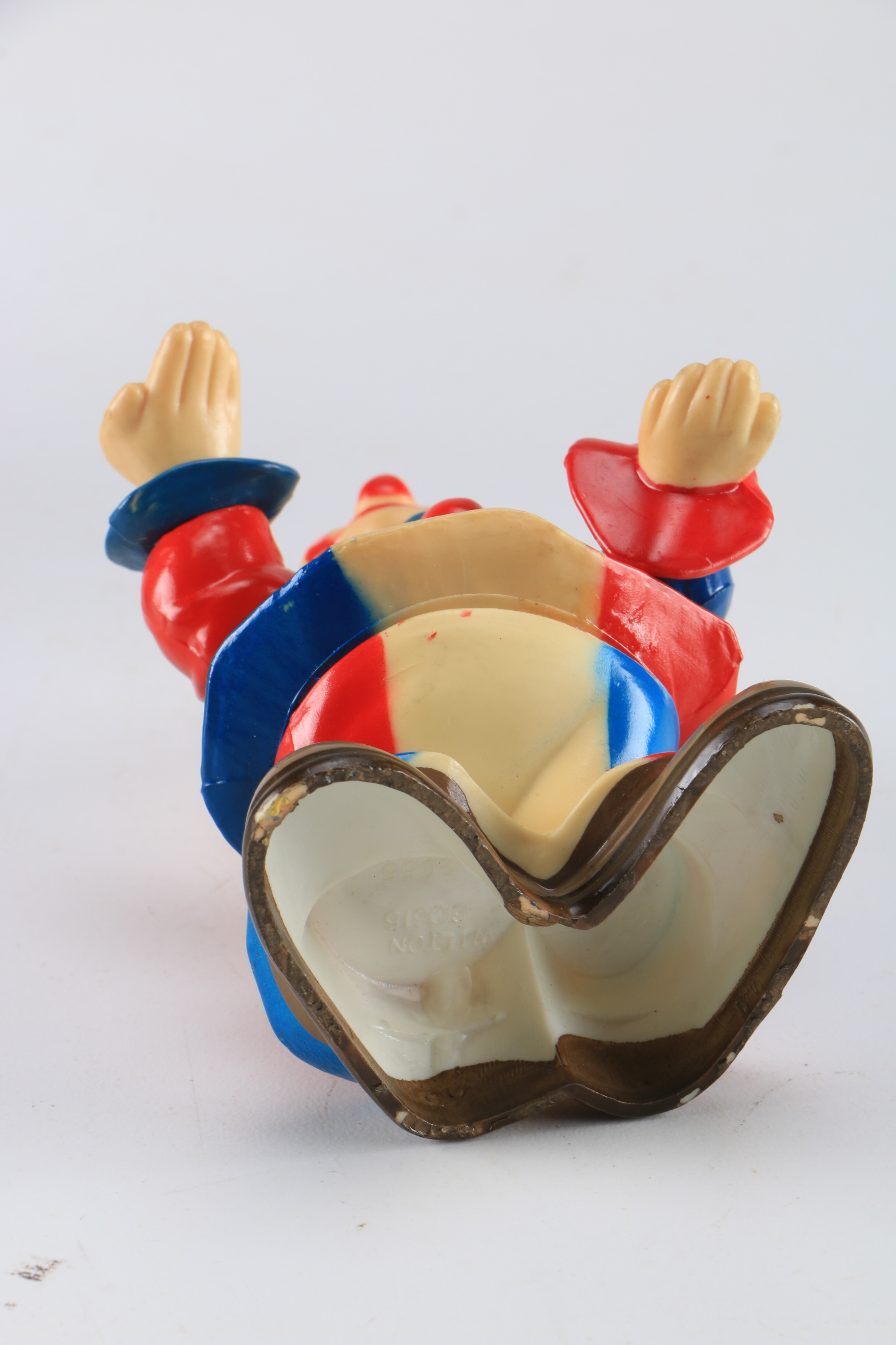 Four Clown Figurines Featuring Vintage Wilton Cake Toppers