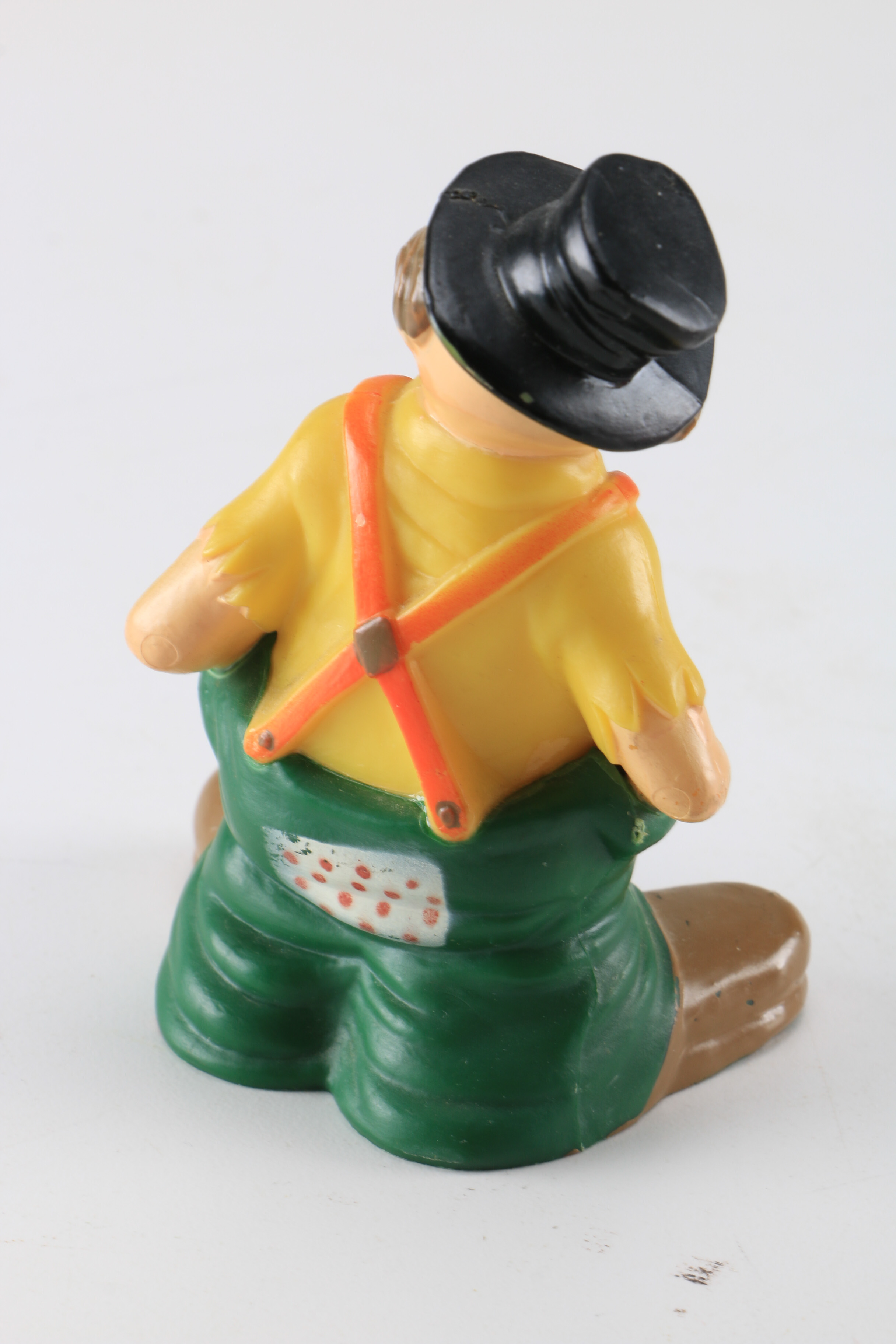 Four Clown Figurines Featuring Vintage Wilton Cake Toppers