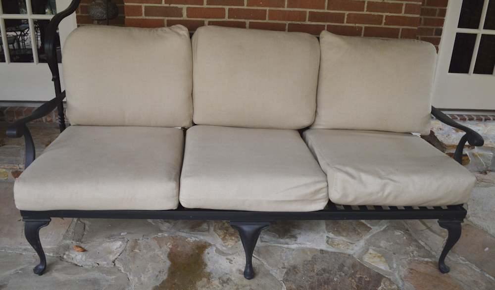 Collection of Smith and Hawken Wrought Iron Patio Furniture