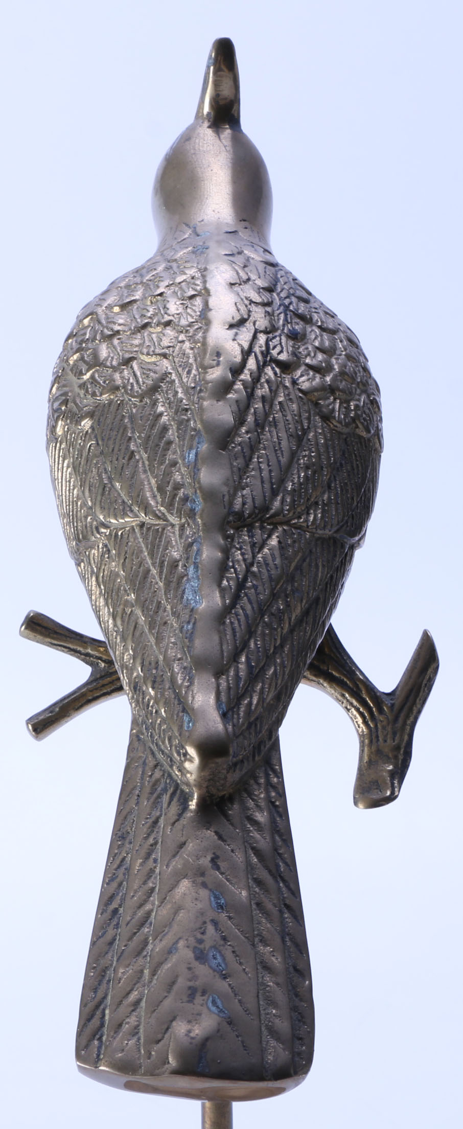 Brass Parrot on Stand