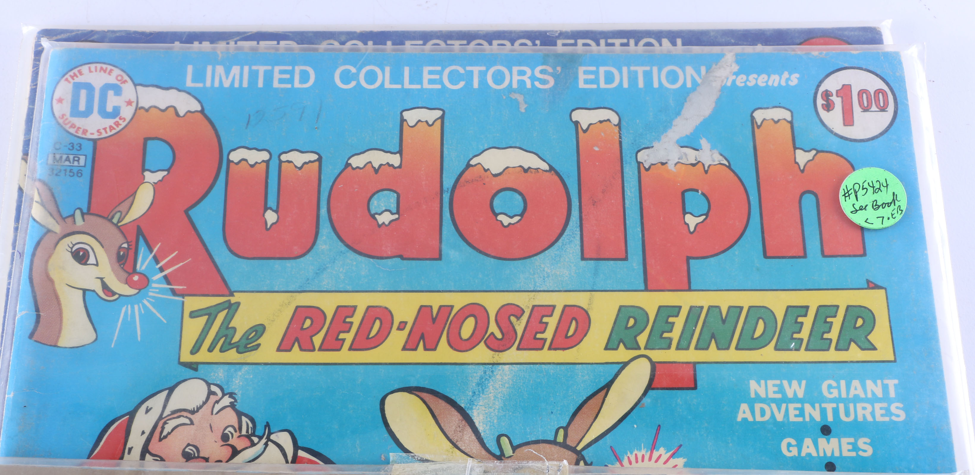 Collection of Vintage Rudolph Comics and "Action Comics" Reprint
