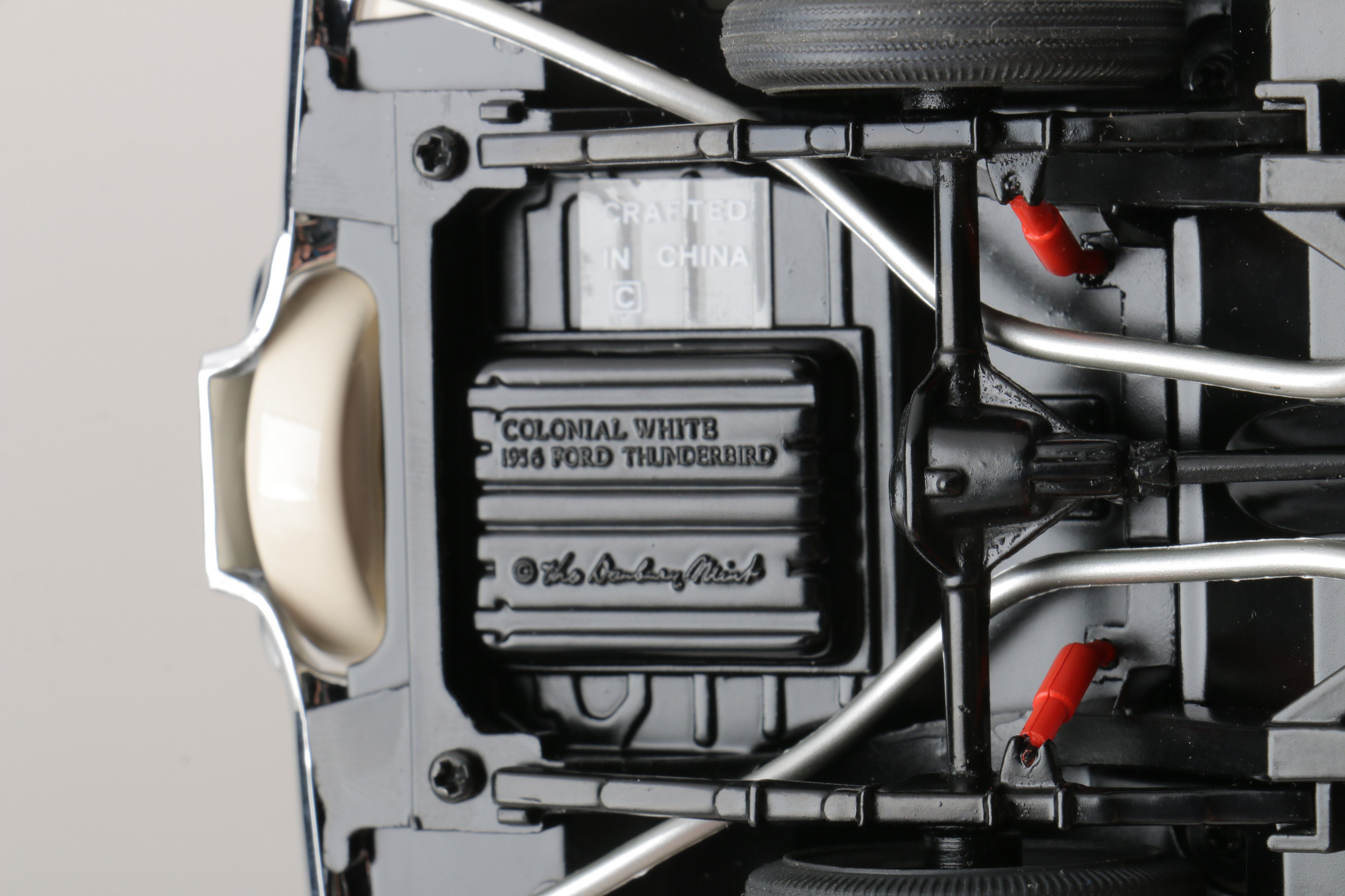 A collection of Four 1:24 Scale Ford Thunderbirds