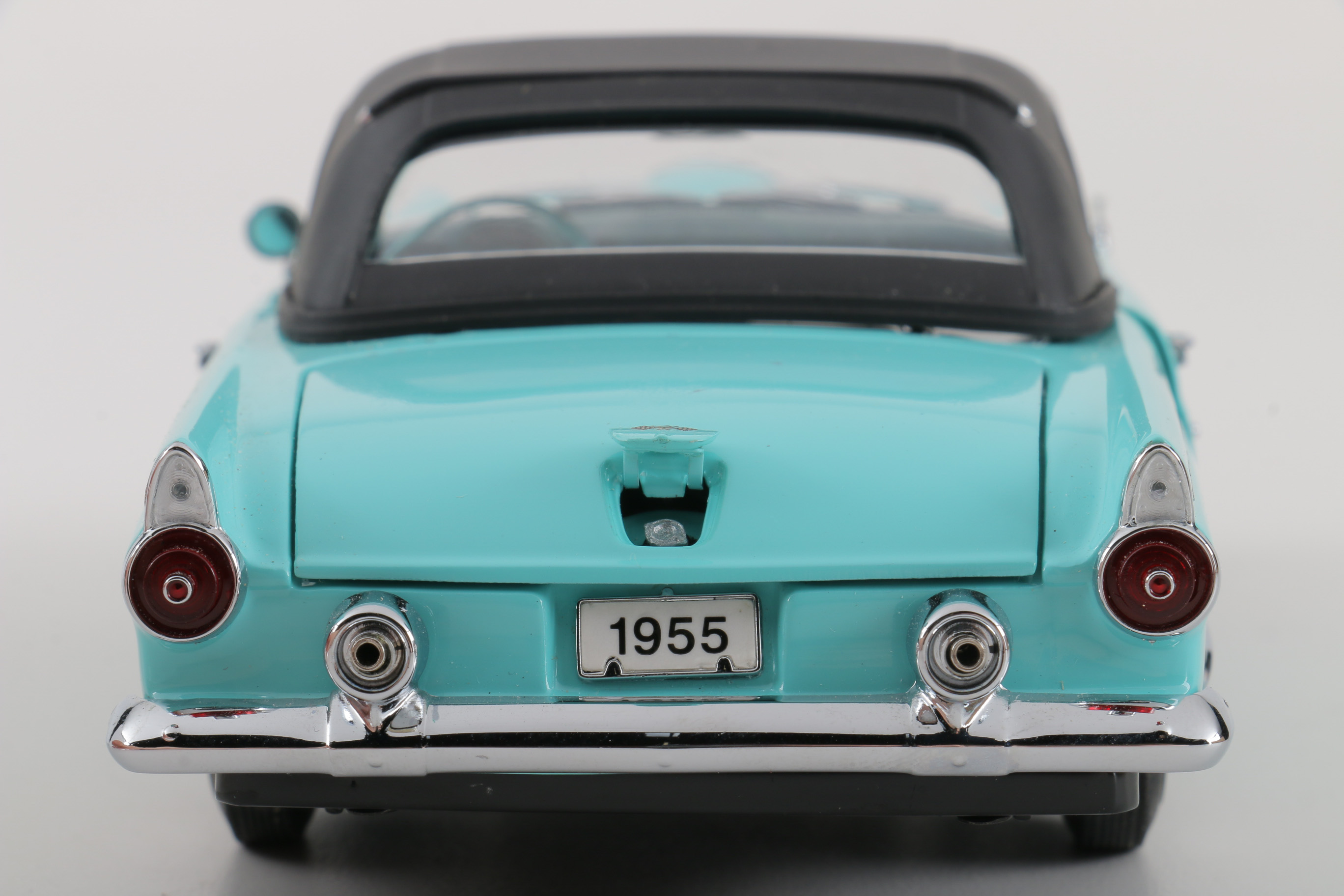 A collection of Four 1:24 Scale Ford Thunderbirds