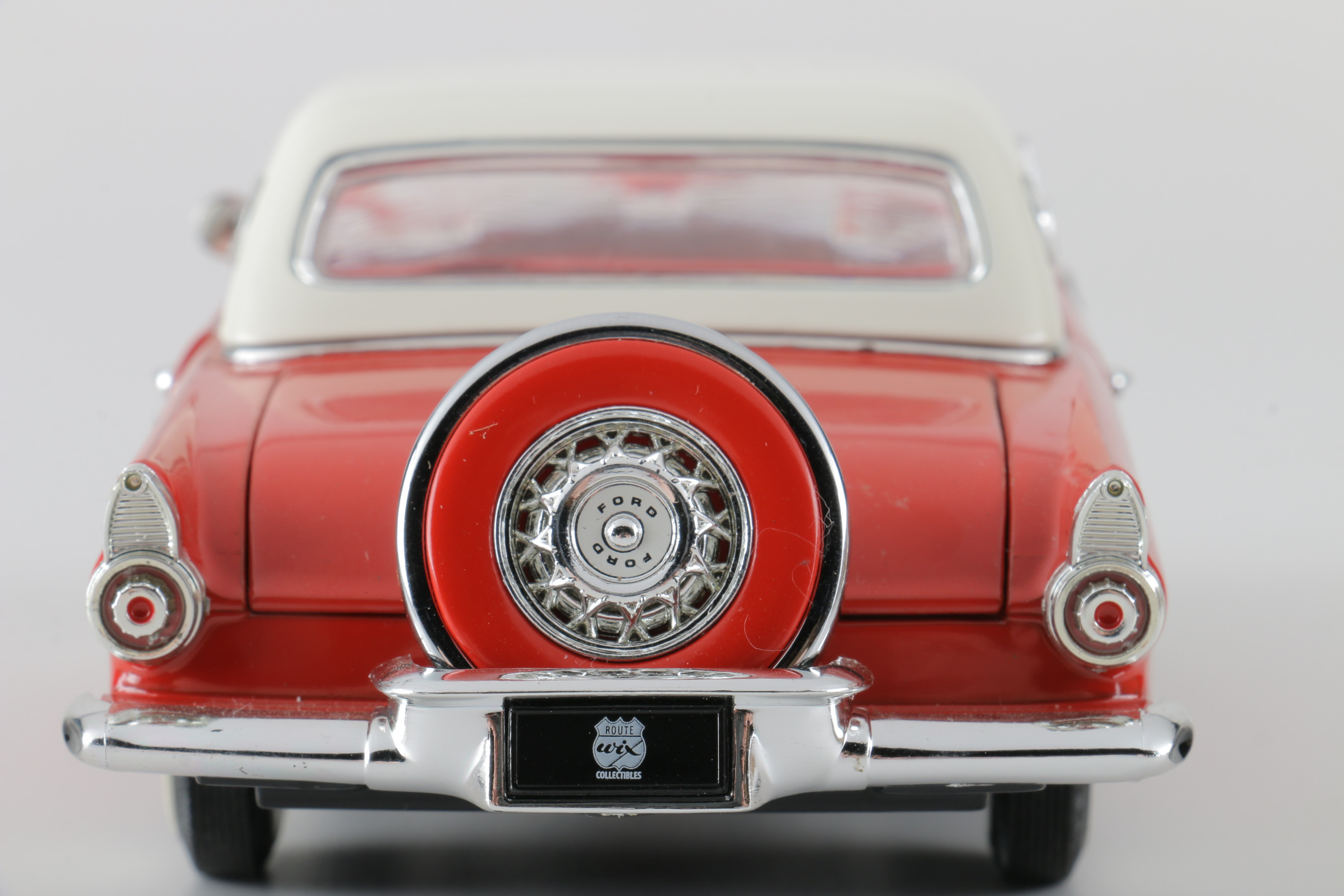 A collection of Four 1:24 Scale Ford Thunderbirds