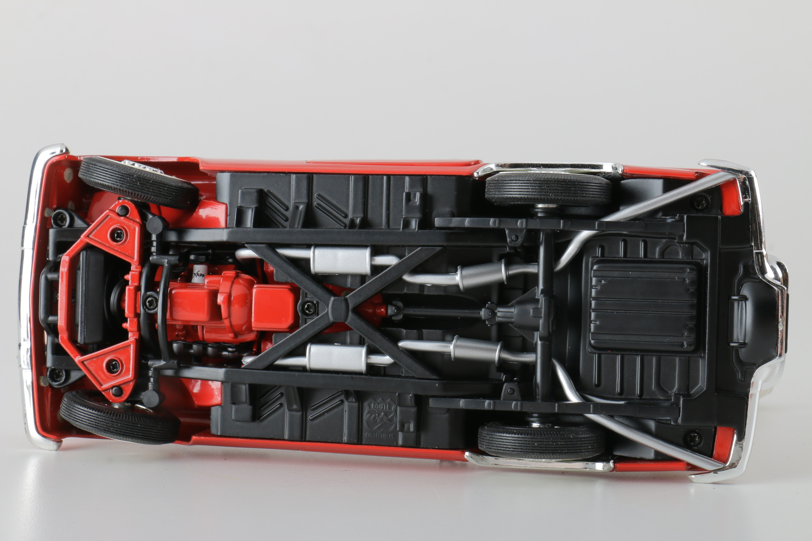 A collection of Four 1:24 Scale Ford Thunderbirds