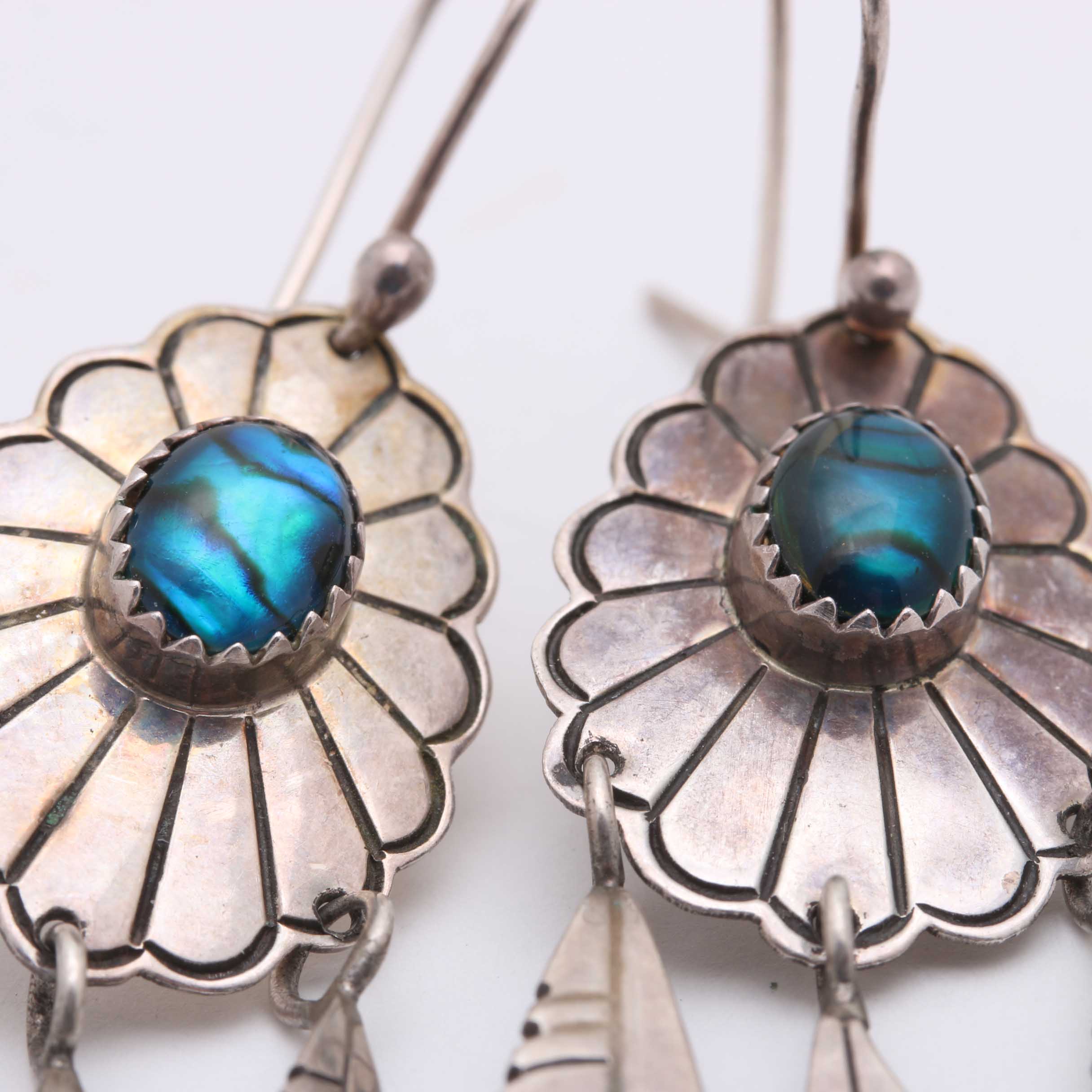 Sterling Silver Gemstone Bracelet and Earrings