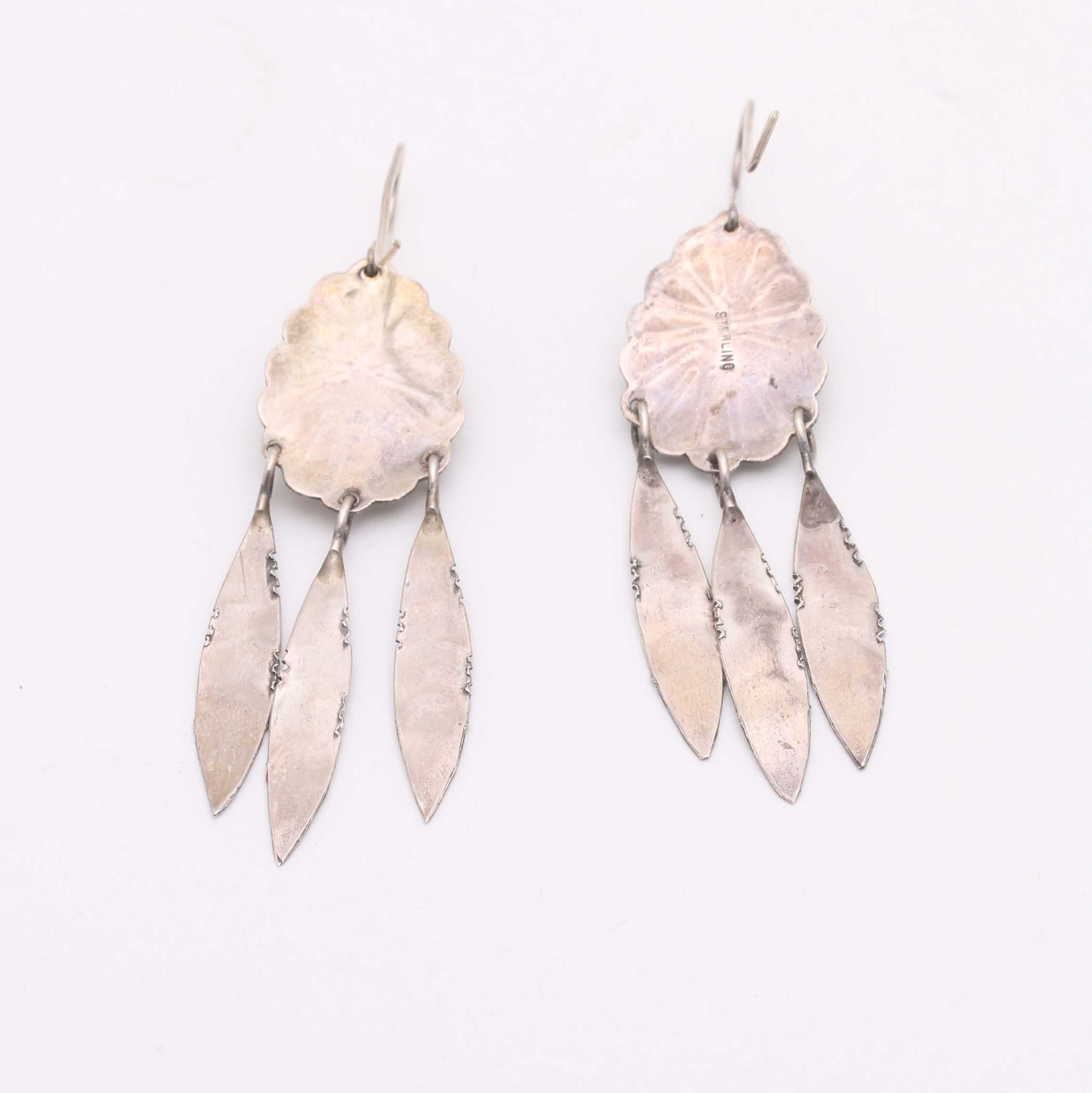 Sterling Silver Gemstone Bracelet and Earrings