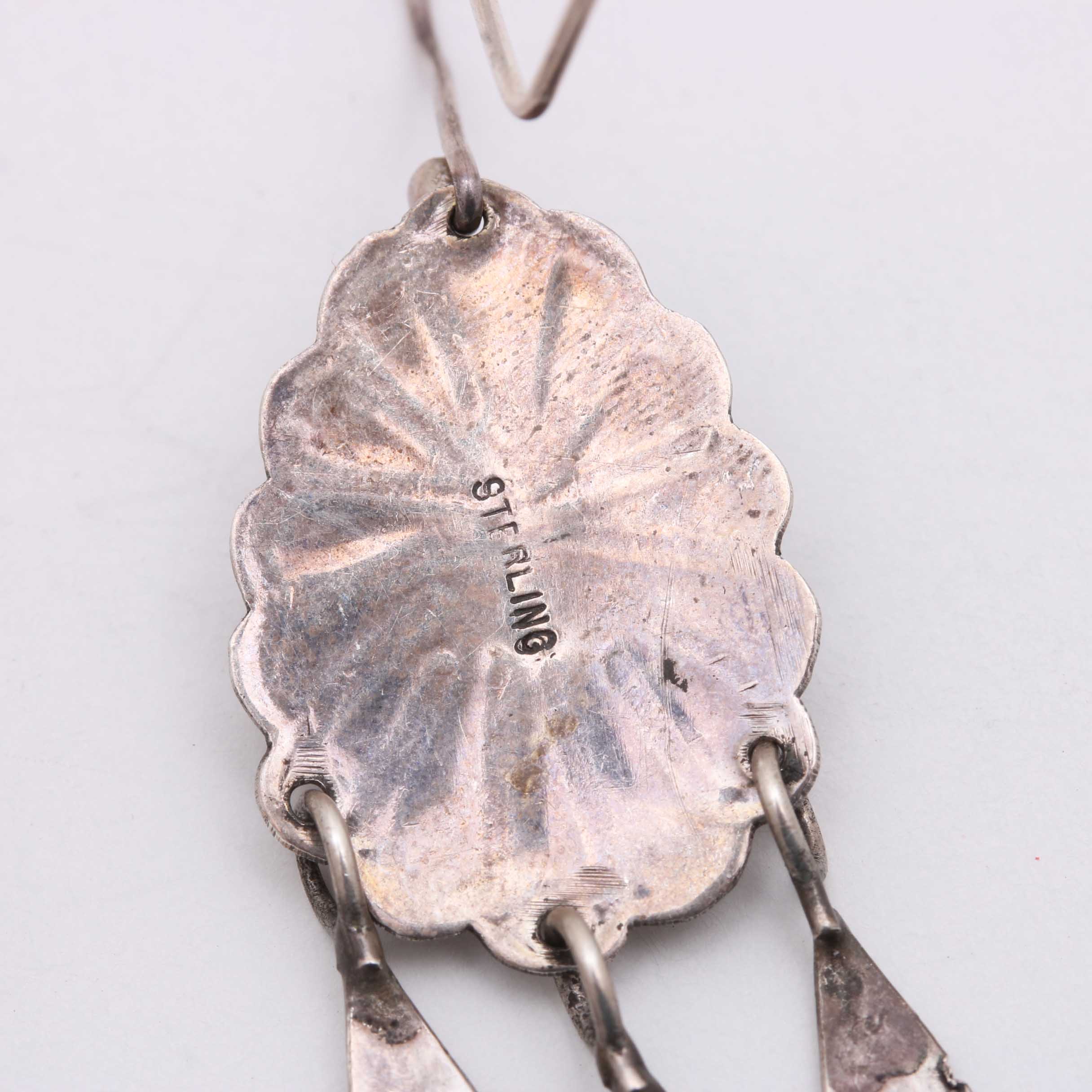 Sterling Silver Gemstone Bracelet and Earrings