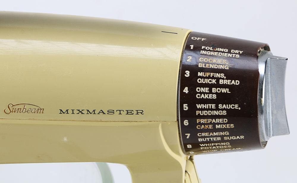1970s Harvest Gold Sunbeam Mixmaster Mixer